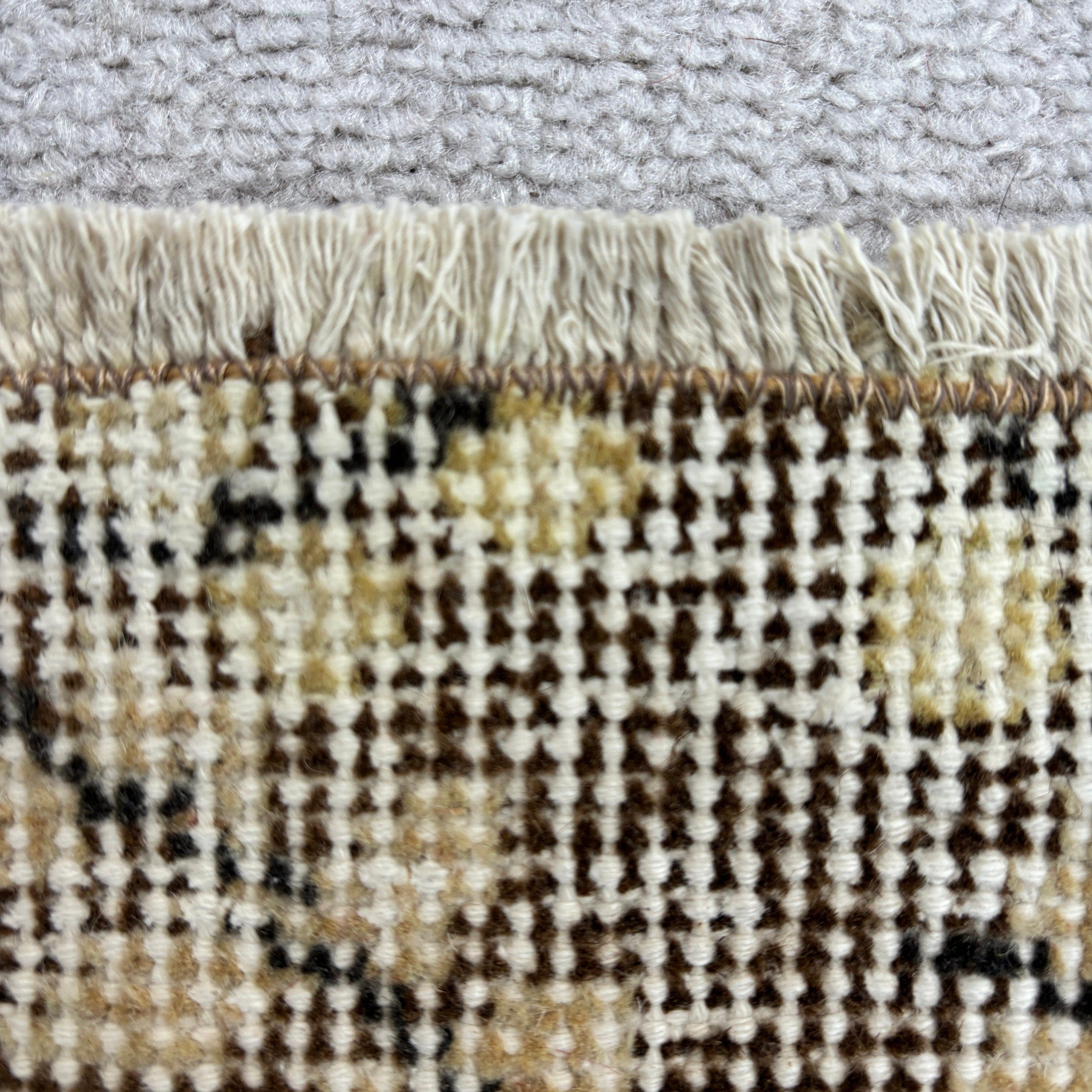 Neutral Rug, Vintage Rugs, Oushak Area Rugs, Organic Rug, Turkish Rug, 3.7x6.6 ft Area Rugs, Boho Area Rug, Beige Floor Rugs, Oushak Rug