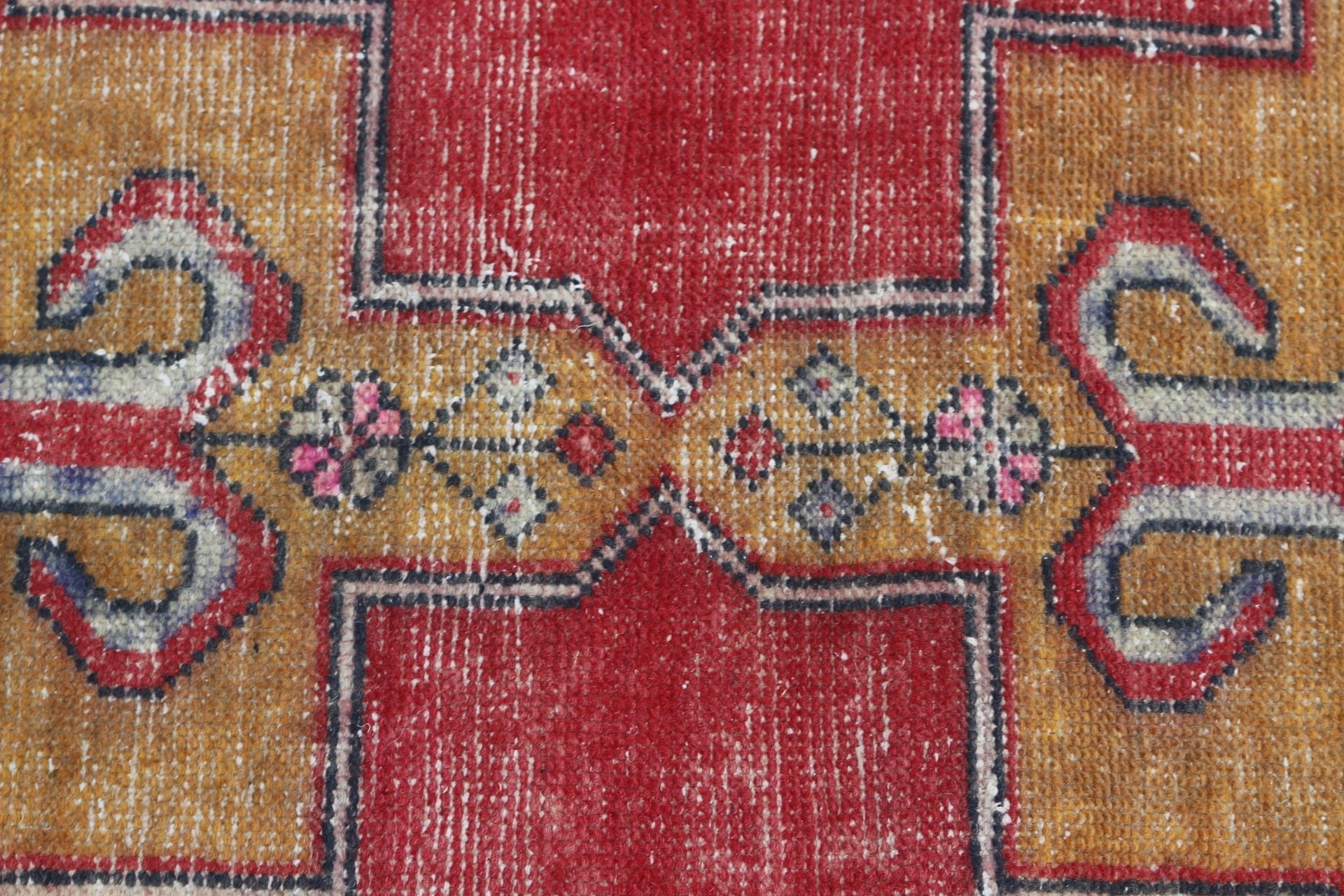 Vintage Rugs, Red Oriental Rug, Oriental Rug, Rugs for Kitchen, 2.9x9 ft Runner Rug, Hallway Rug, Turkish Rug, Floor Rug, Handwoven Rug
