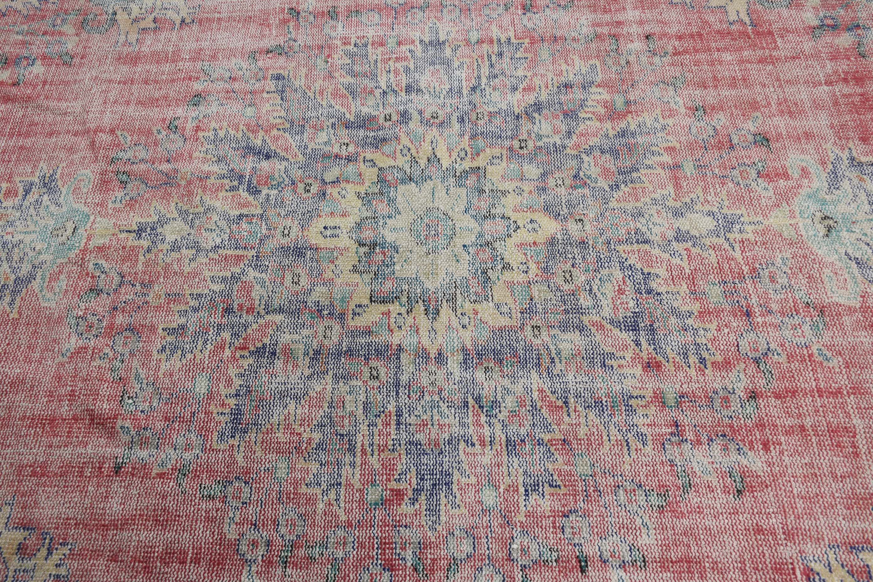 Türk Halısı, Salon Halısı, Yemek Odası Halısı, Havalı Halı, Yatak Odası Halıları, Kırmızı Oryantal Halı, Fas Halısı, 5.8x9.6 ft Büyük Halı, Vintage Halılar