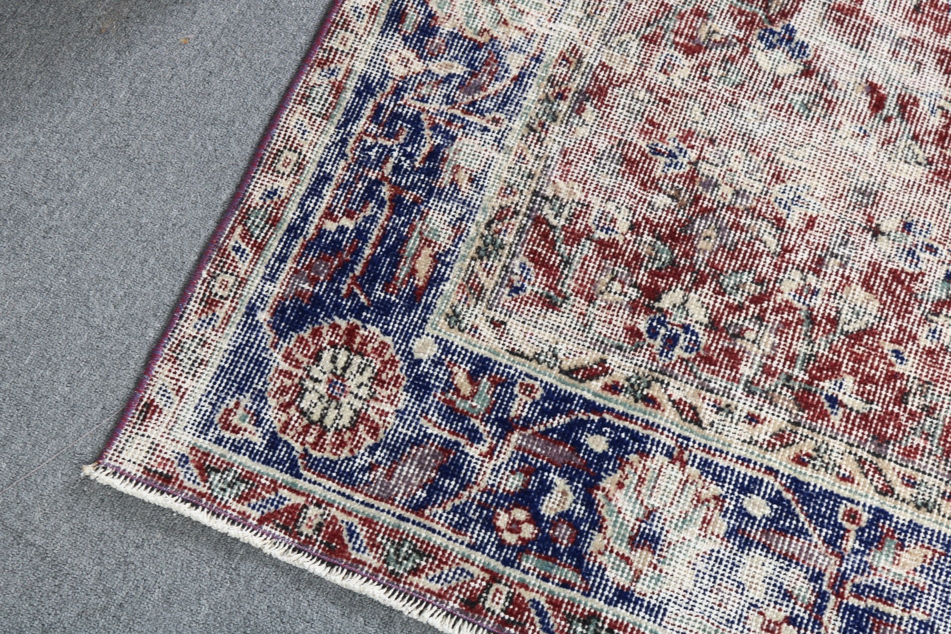 Aztek Halısı, Vintage Alan Halıları, Açıklama Halısı, Türk Halıları, Kırmızı Modern Halı, Oturma Odası Halısı, Oryantal Halı, 4,5x7,2 ft Alan Halısı, Vintage Halı