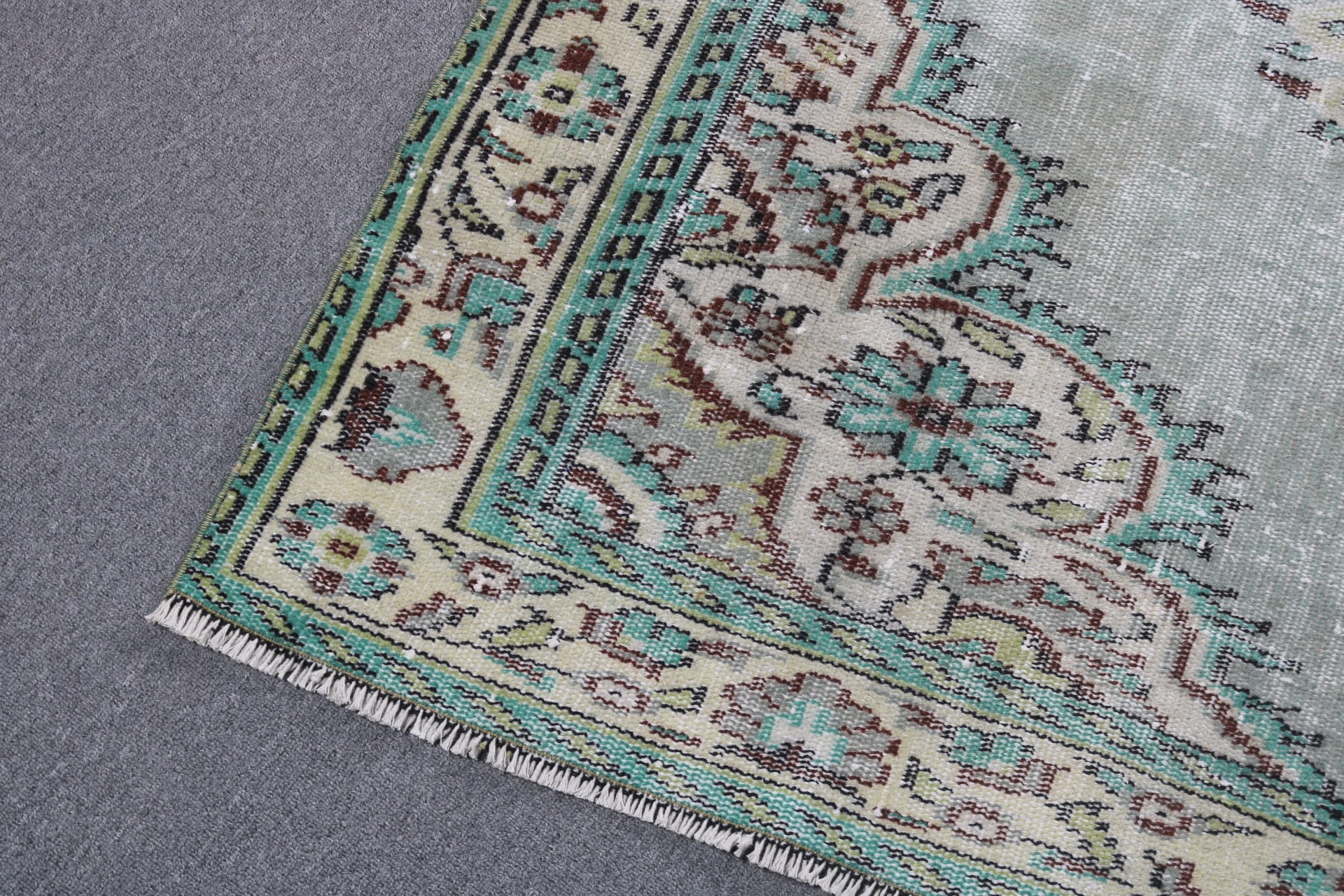 Green Antique Rugs, Modern Rugs, Bedroom Rugs, Rugs for Large Boho, 5.1x8.9 ft Large Rugs, Turkish Rug, Vintage Rug, Salon Rug, Turkey Rugs