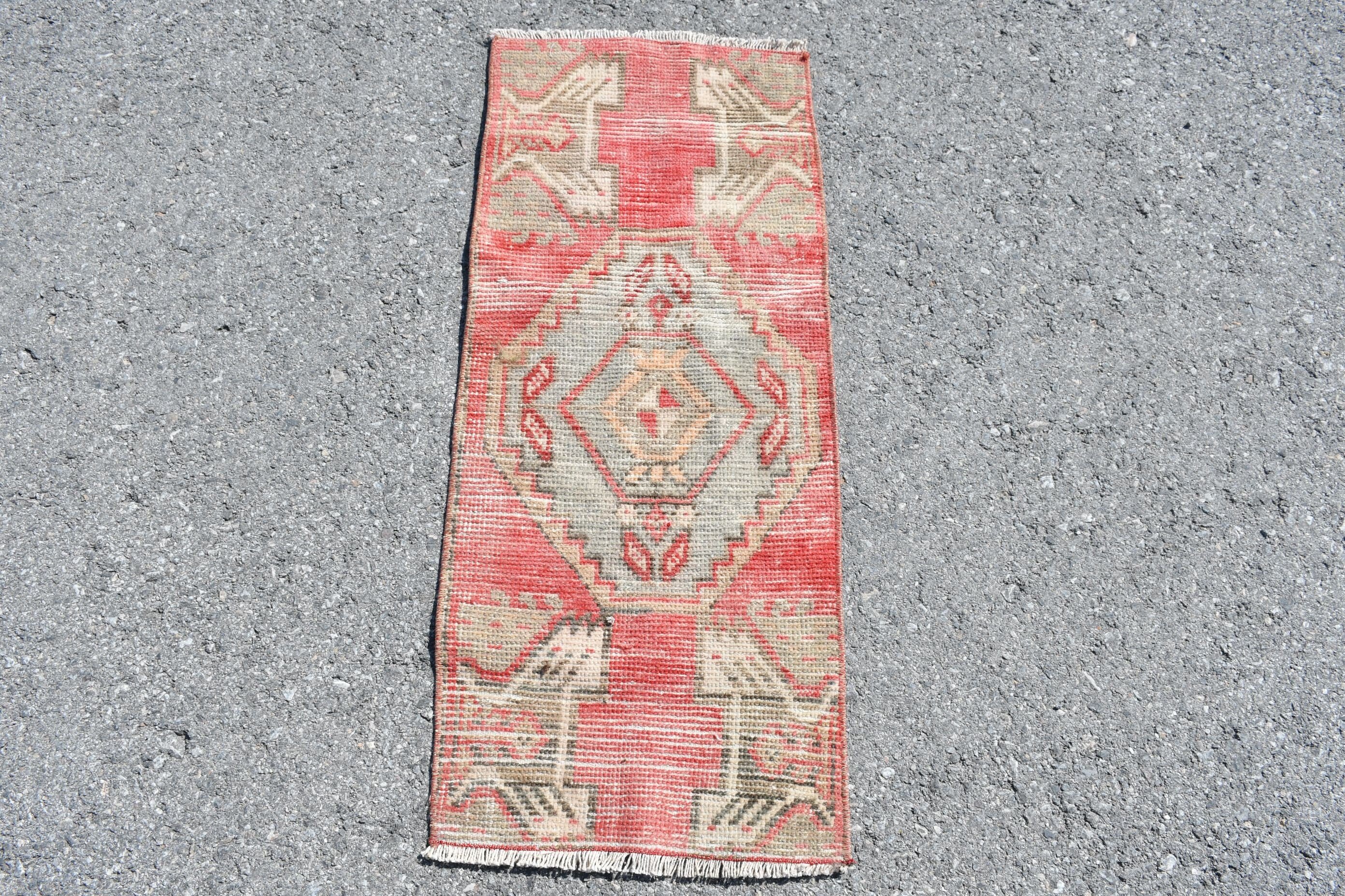 Oryantal Halı, Yatak Odası Halıları, Vintage Halı, Eski Halı, Küçük Dokuma Halı Halıları, Türk Halısı, 1.3x3.2 ft Küçük Halılar, Çocuk Halıları, Kapı Paspası Halıları