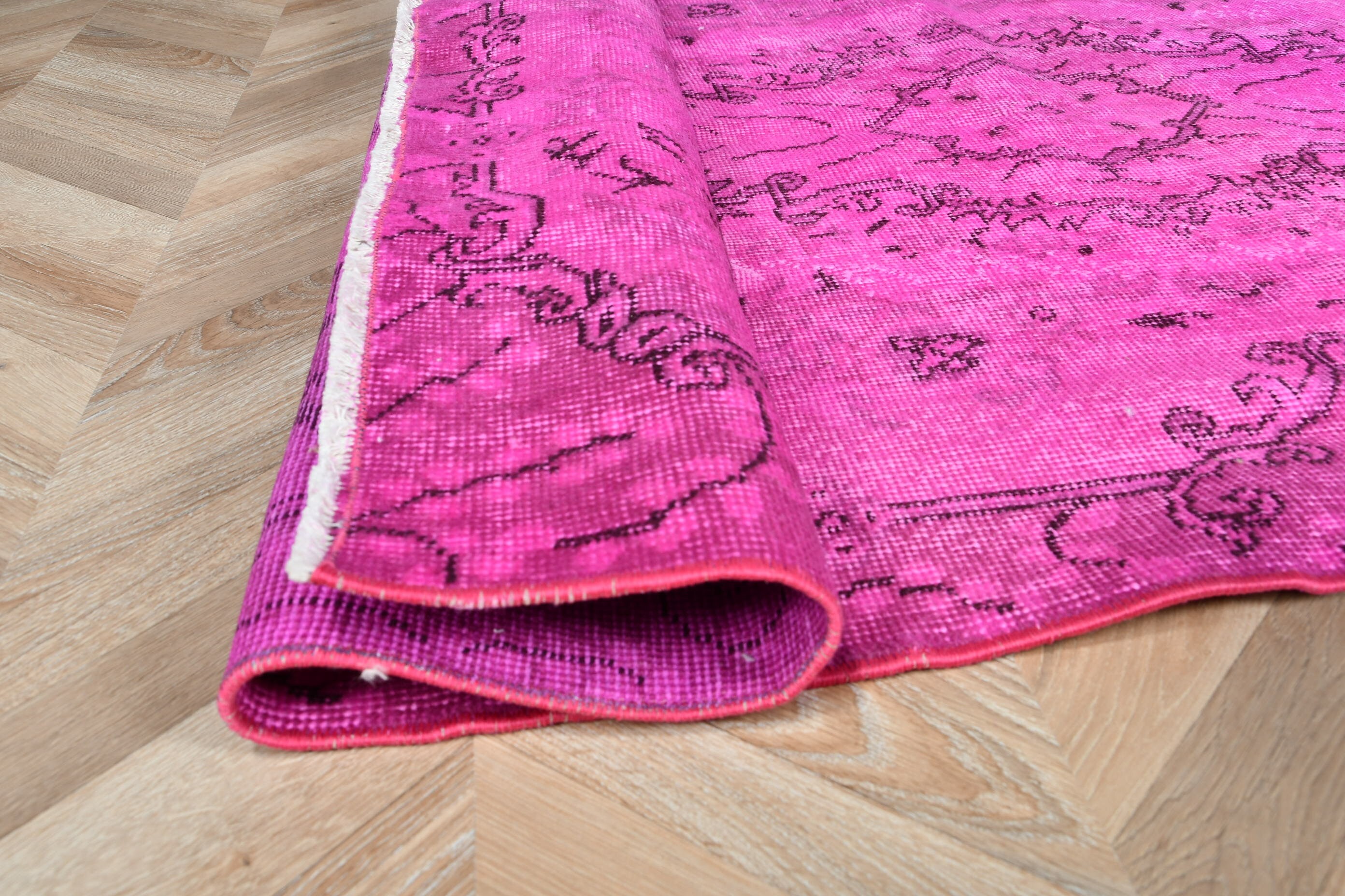 Vintage Rugs, Kitchen Rugs, Turkish Rugs, Nursery Rug, Purple Floor Rug, 3.6x6.4 ft Accent Rug, Rugs for Bedroom, Oriental Rug, Entry Rug