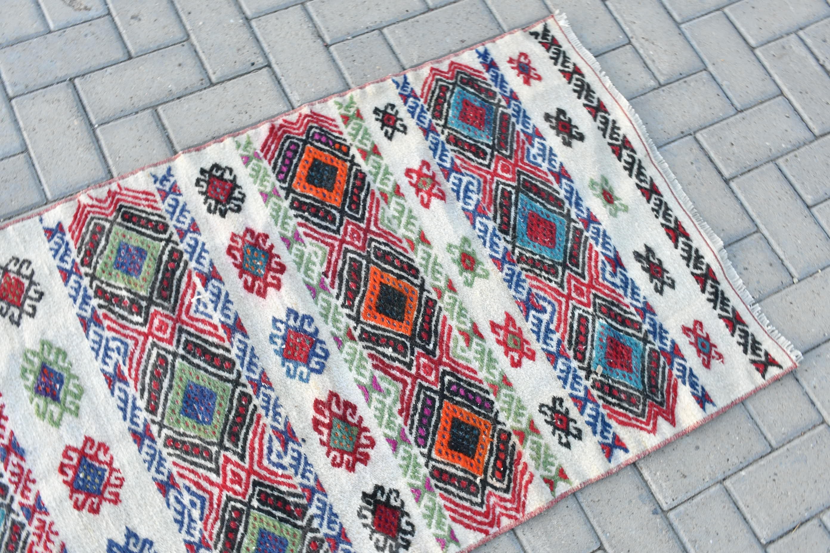 Kilim, 2.4x4.6 ft Küçük Halı, Türk Halıları, Yatak Odası Halısı, Duvara Asılı Halı, Sarı Antika Halılar, Antika Halılar, Vintage Halı, Oryantal Halı