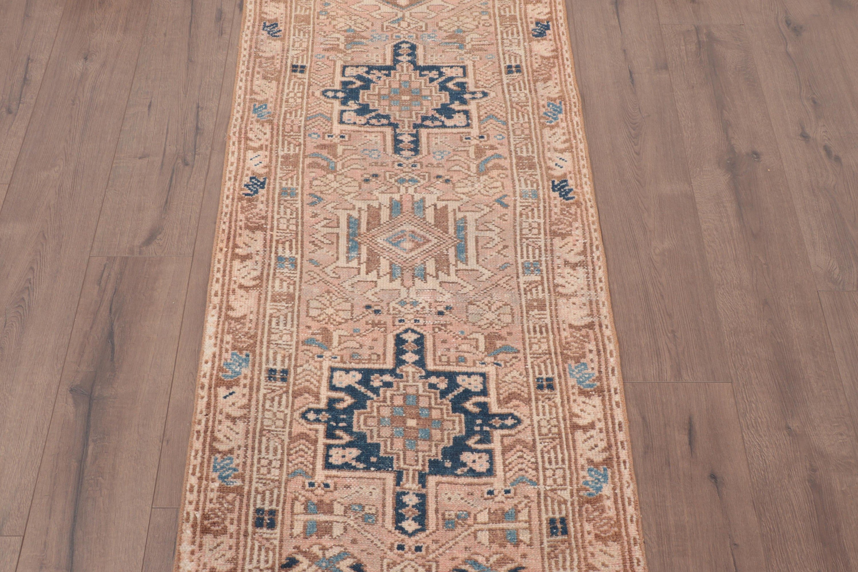 Rugs for Beni Ourain Runner, Bedroom Rugs, Turkish Rug, Beige Kitchen Rug, Stair Rug, Home Decor Rugs, 2.3x9.9 ft Runner Rug, Vintage Rugs