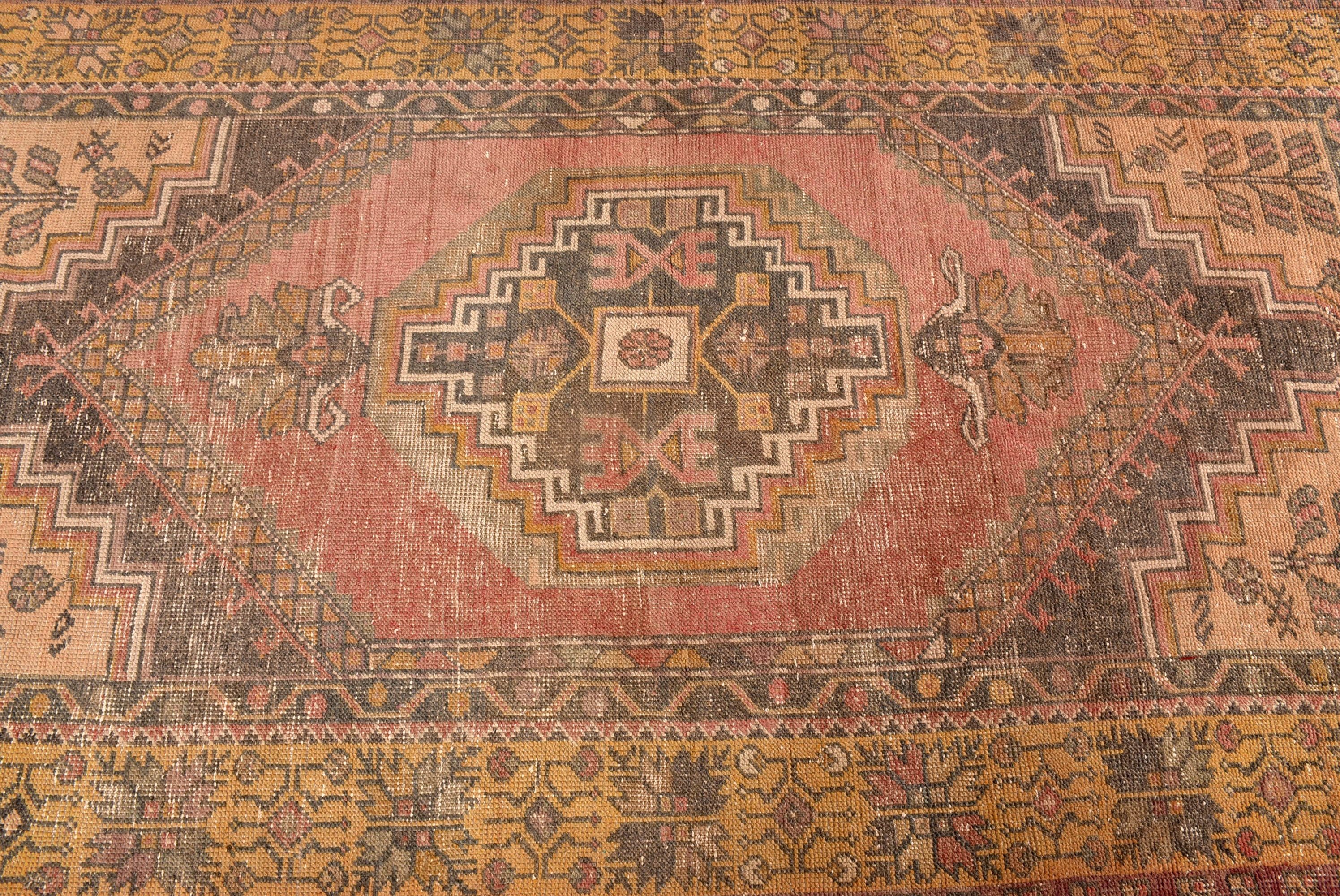 3.5x6.3 ft Aksan Halıları, Vintage Halılar, Modern Halı, Türk Halısı, Yatak Odası Halıları, Sarı Nötr Halılar, Türkiye Halısı, Dekoratif Halı