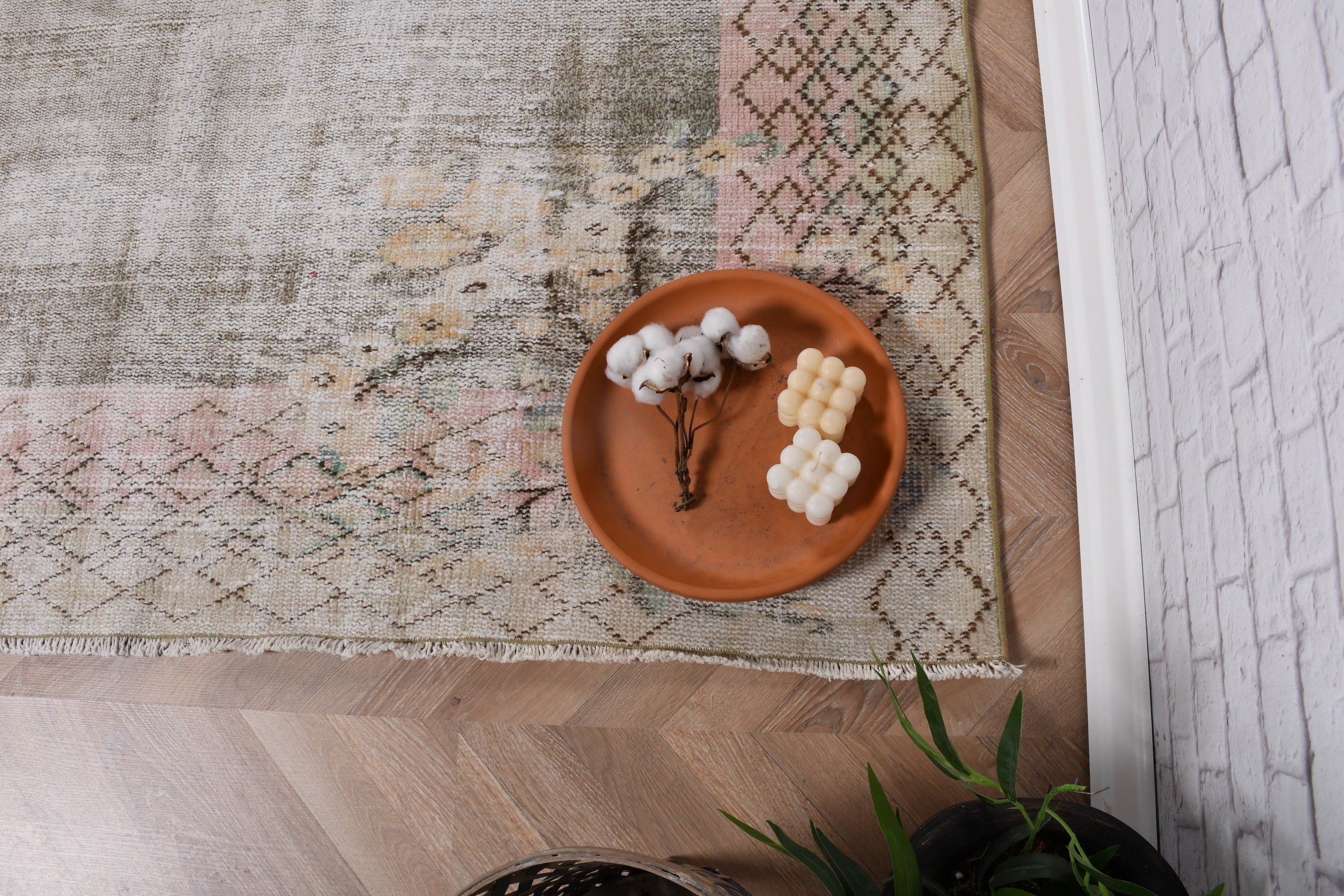 Large Vintage Rugs, Cool Rug, Green Antique Rugs, Tribal Rugs, 5.7x8.4 ft Large Rug, Large Boho Rug, Wool Rugs, Turkish Rugs, Vintage Rugs