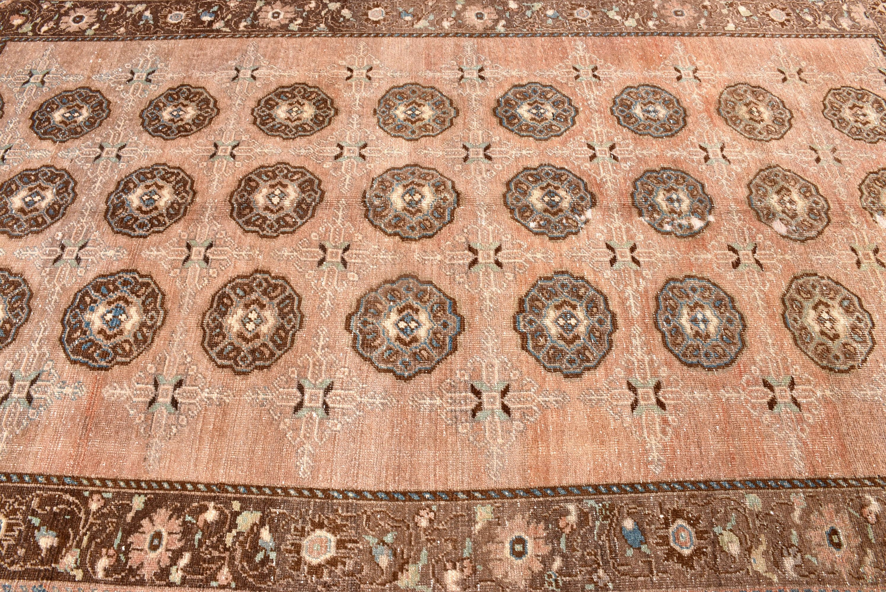 Large Oushak Rug, Orange Statement Rug, 5.4x9.4 ft Large Rugs, Vintage Rug, Salon Rugs, Neutral Rug, Modern Rug, Turkish Rug, Handmade Rugs