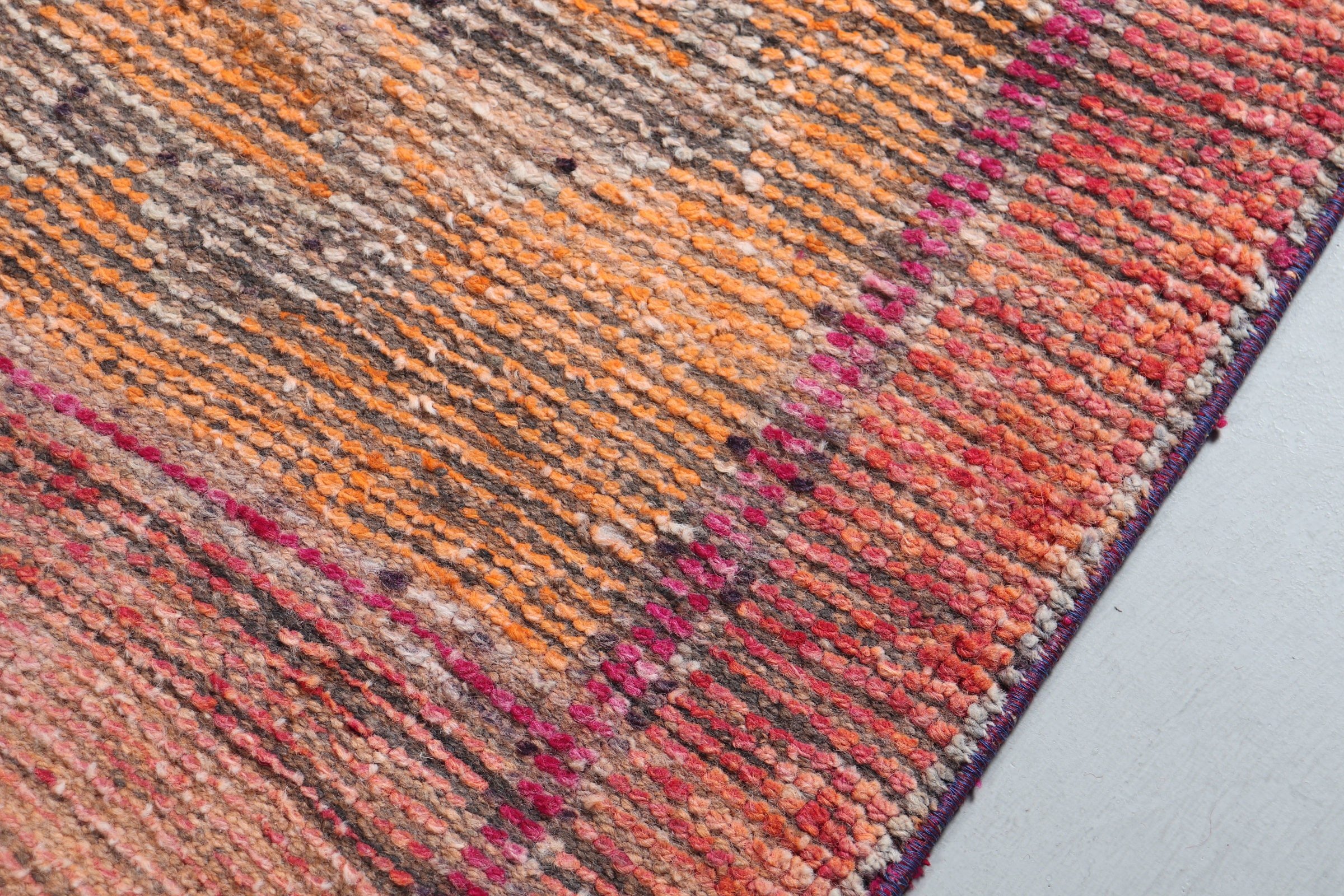 Oushak Rugs, Turkish Rugs, Orange Moroccan Rugs, Oriental Rugs, Vintage Rug, 2.8x8.6 ft Runner Rugs, Flatweave Rug, Stair Rug, Hallway Rugs