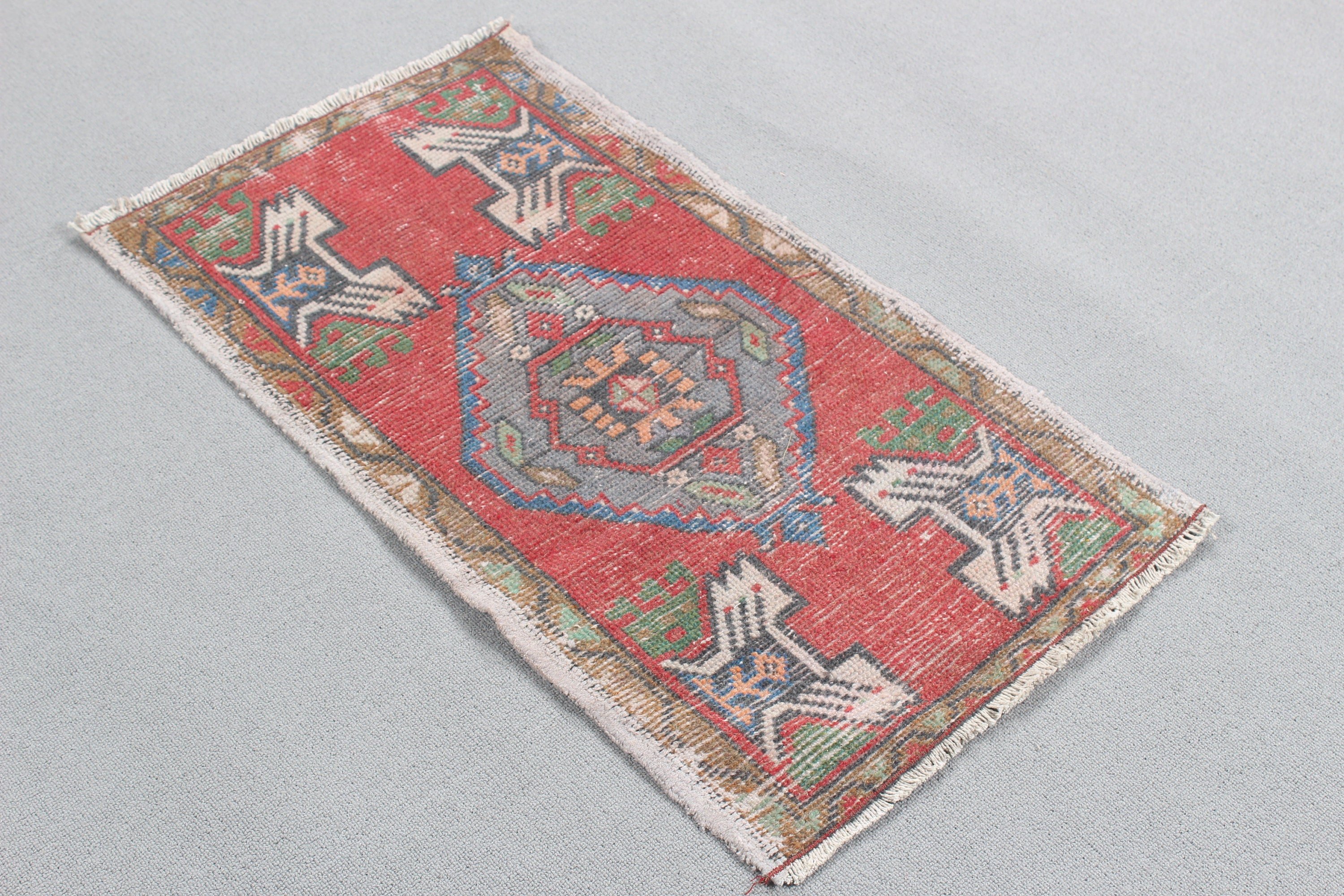 Yatak Odası Halısı, 1.6x2.9 ft Küçük Halı, Çocuk Odası Halıları, Türk Halısı, Araba Paspas Halısı, Vintage Halı, Gri Geometrik Halı, Mutfak Halısı, Nötr Halı