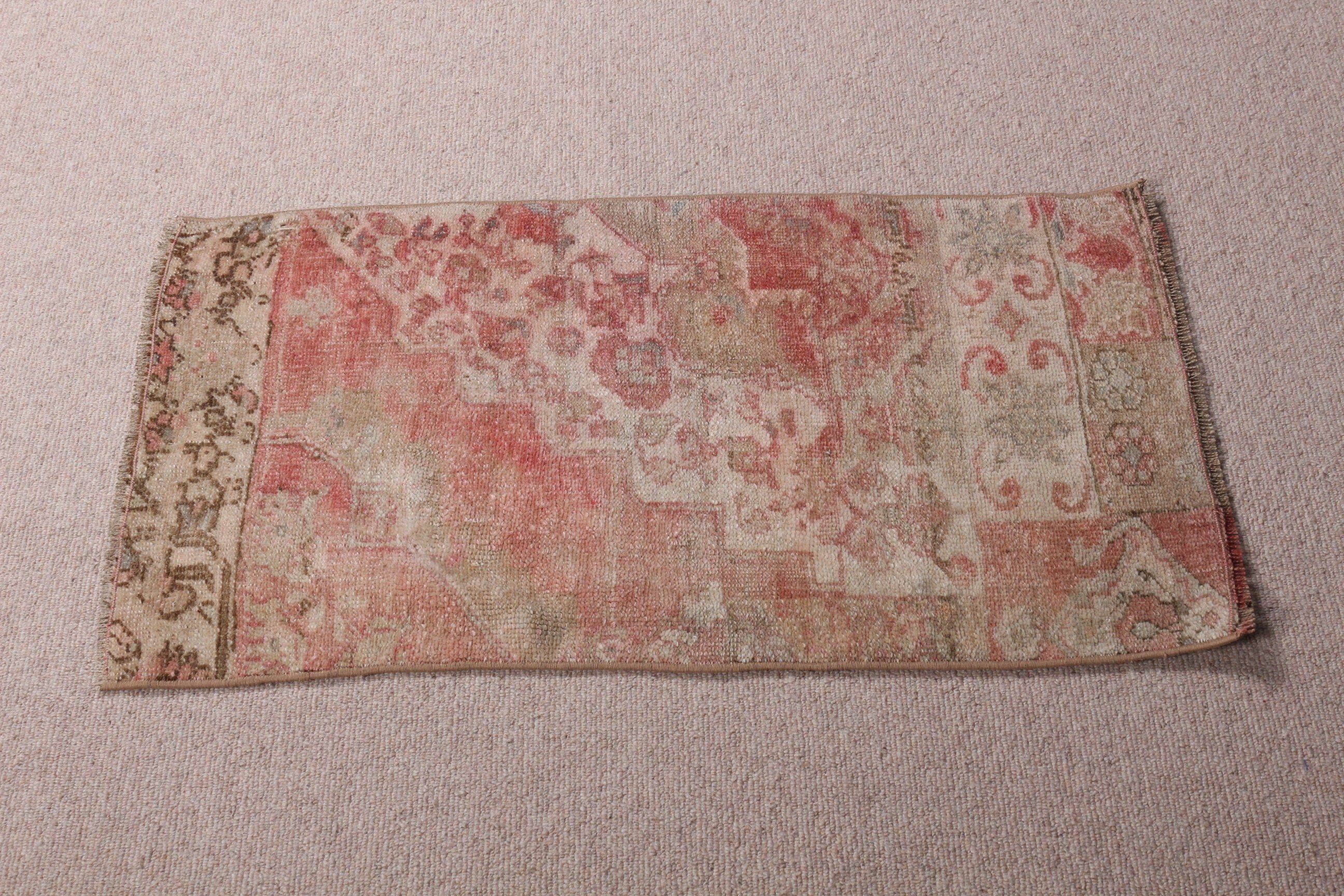 Yatak Odası Halısı, Kahverengi Yün Halı, 1.6x3.1 ft Küçük Halılar, Türk Halıları, Çocuk Odası Halıları, Mutfak Halısı, Havalı Halı, Vintage Halı