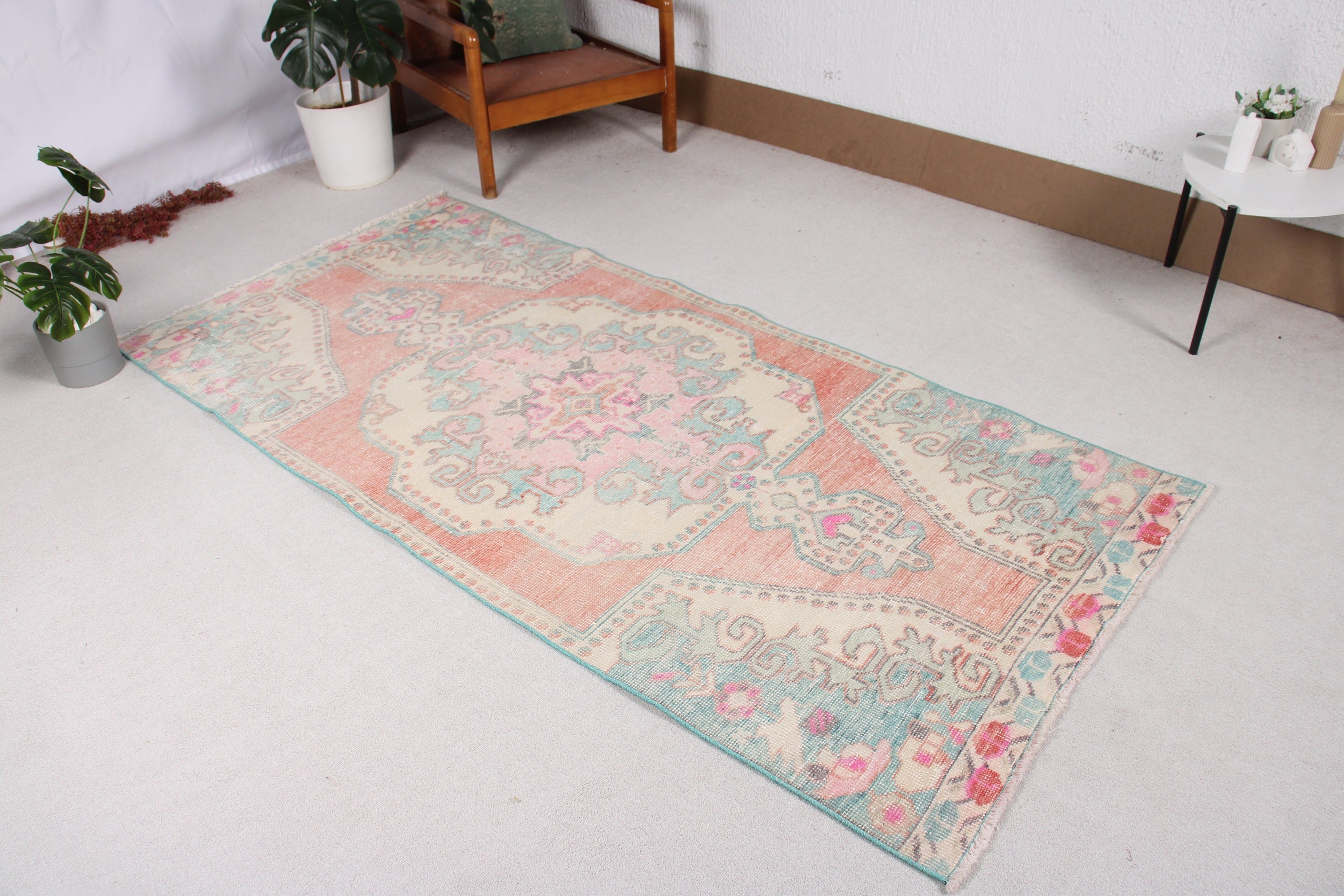 Ofis Halıları, Boho Bölge Halıları, Boho Halılar, Kırmızı Nötr Halı, Türk Halısı, Açıklama Halıları, Yemek Odası Halıları, 3,4x7,3 ft Alan Halıları, Vintage Halı