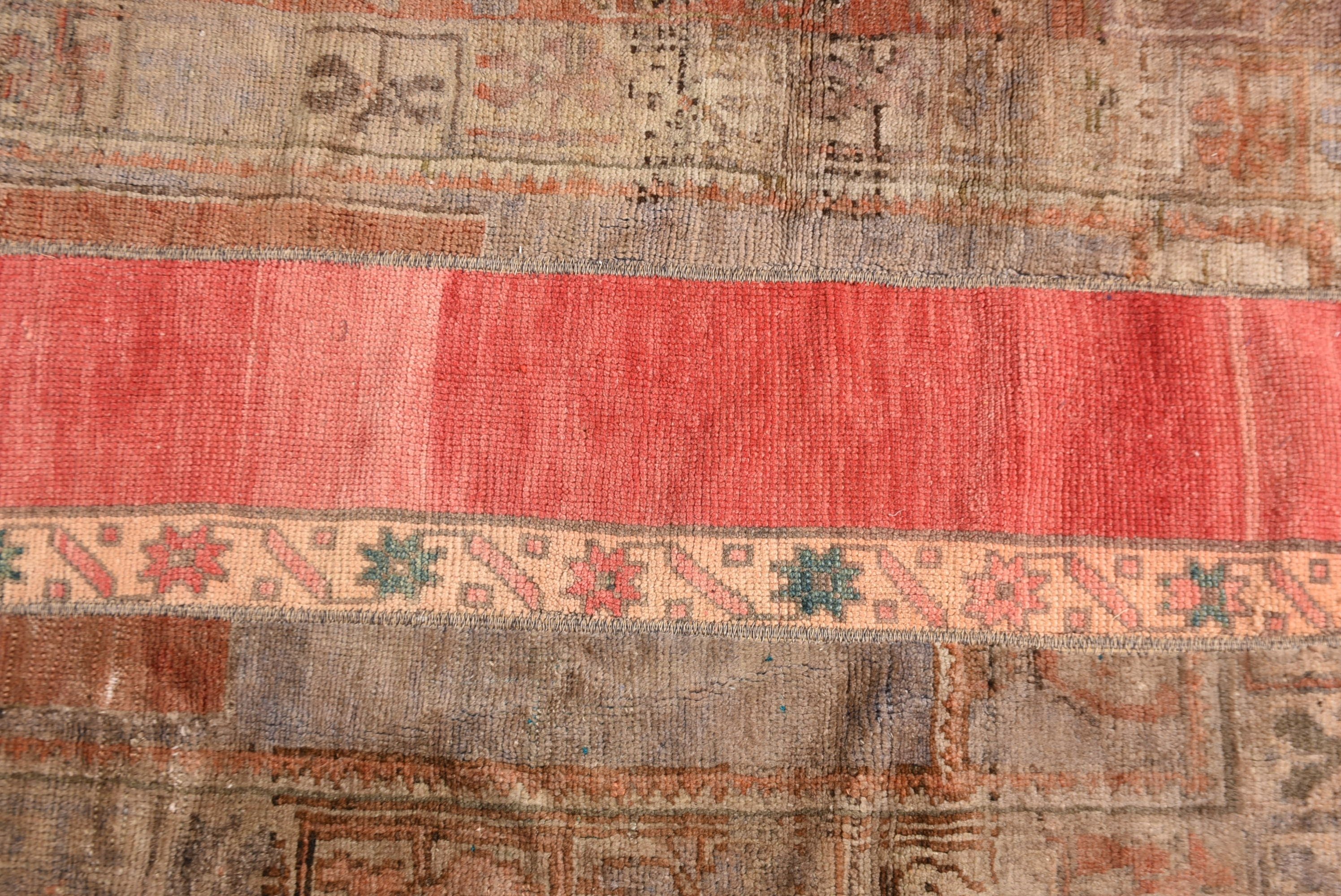 Kitchen Rugs, Red Moroccan Rug, Antique Rugs, Vintage Rugs, Rugs for Bedroom, 2.2x3.7 ft Small Rugs, Entry Rug, Turkish Rug