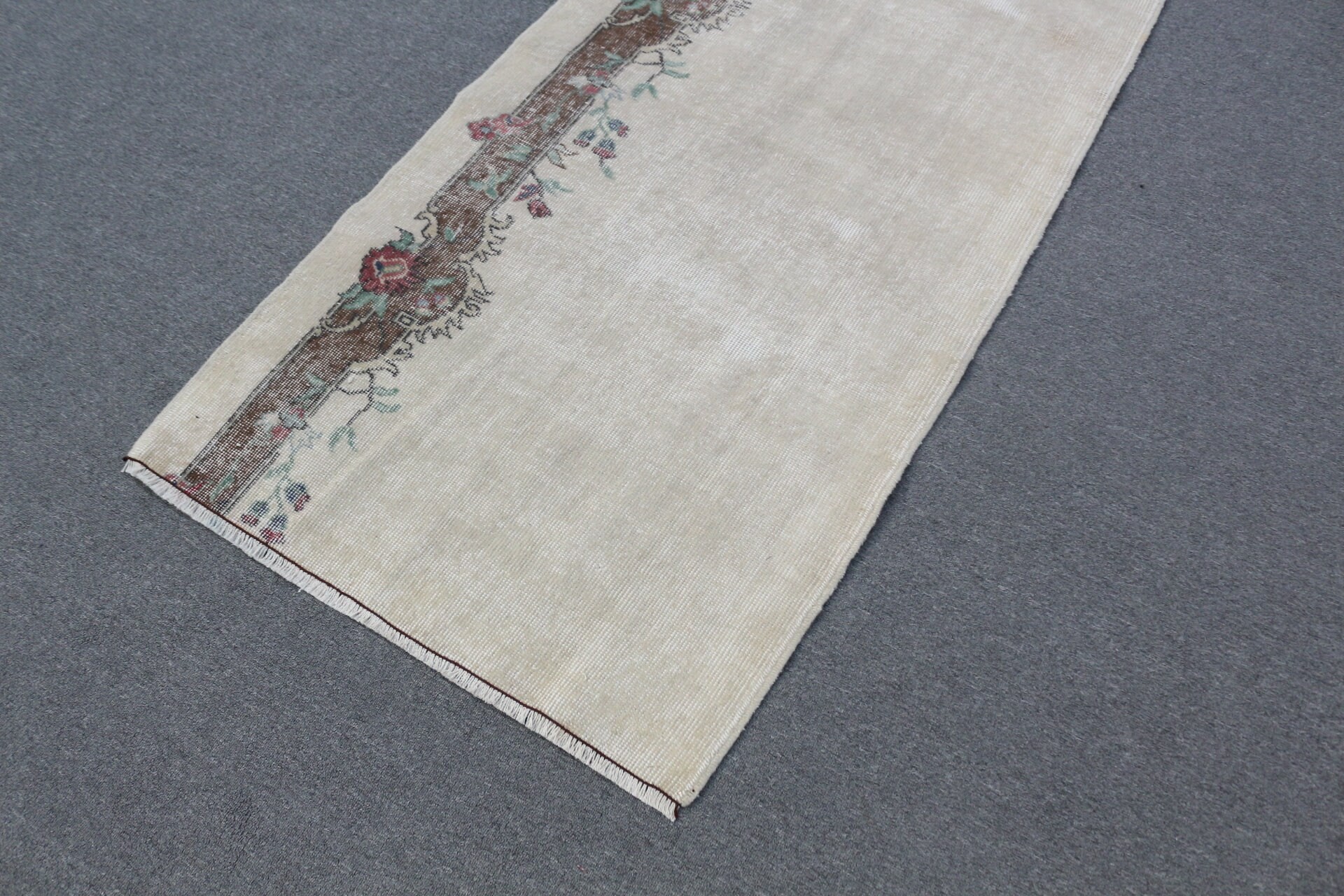 Beige Kitchen Rugs, 2.8x5.9 ft Accent Rug, Wool Rug, Designer Rugs, Nursery Rugs, Home Decor Rug, Turkish Rugs, Vintage Rugs, Entry Rugs