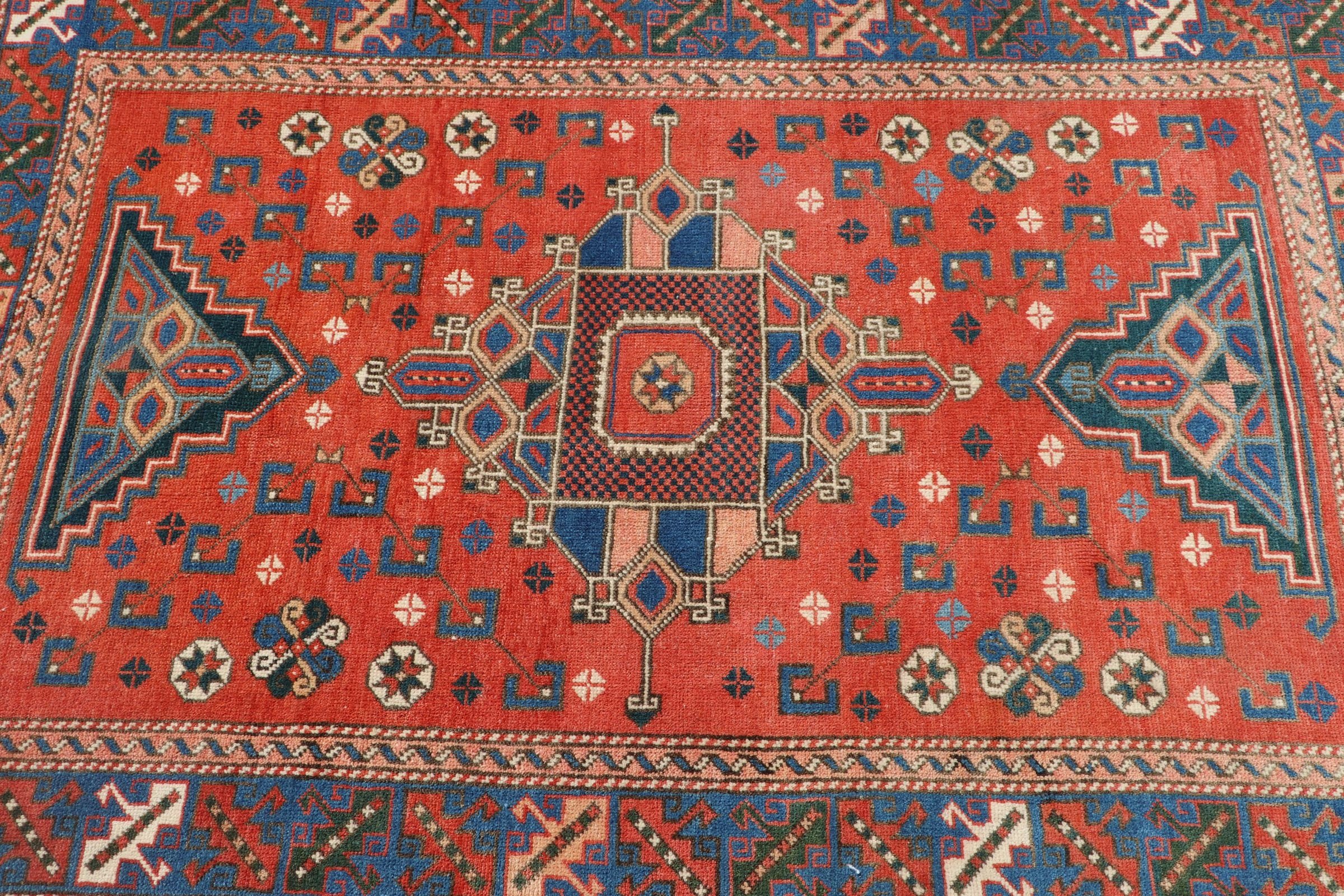 3.8x5.6 ft Accent Rug, Oushak Rugs, Rugs for Kitchen, Red Oushak Rugs, Turkish Rug, Floor Rugs, Kitchen Rug, Vintage Rugs, Entry Rug