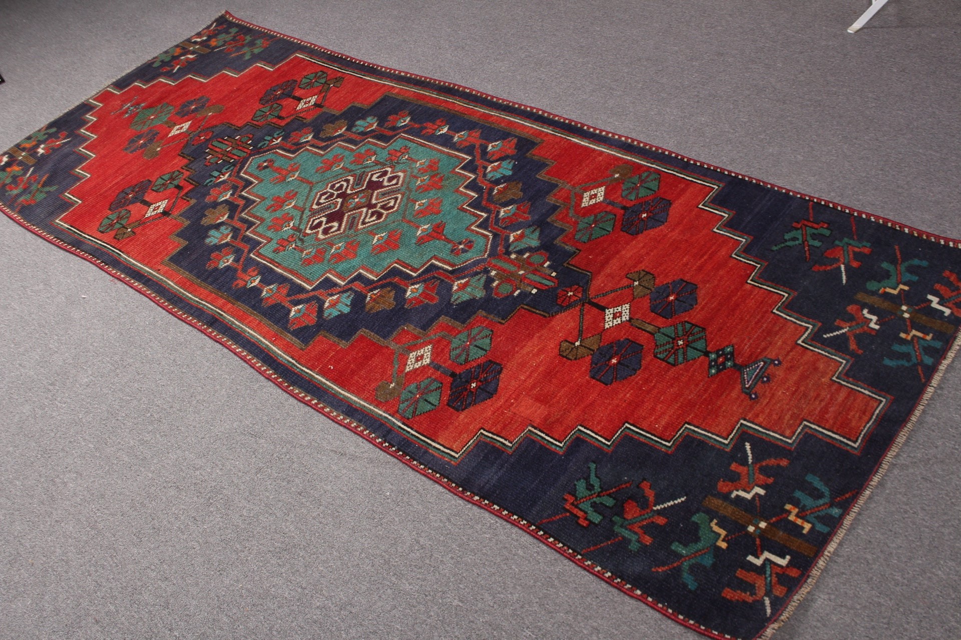 Red Cool Rug, Bedroom Rug, Vintage Rug, Turkish Rug, Moroccan Rug, Old Rug, Rugs for Nursery, Cool Rug, Kitchen Rug, 3.1x7.7 ft Accent Rugs