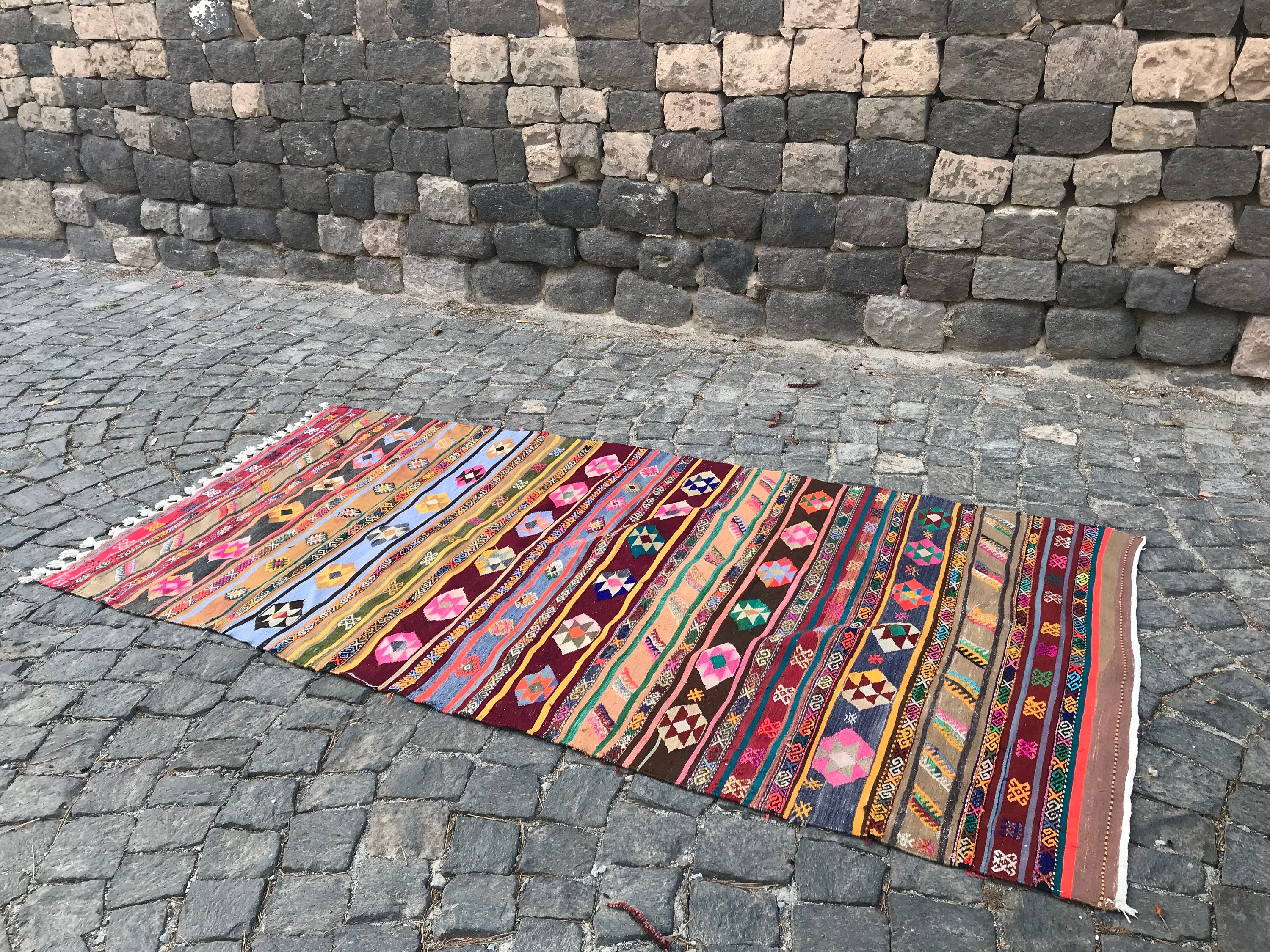 Bedroom Rug, Pink  4.1x7.9 ft Area Rug, Turkish Rugs, Vintage Rug, Dining Room Rugs, Home Decor Rug, Old Rug, Anatolian Rug