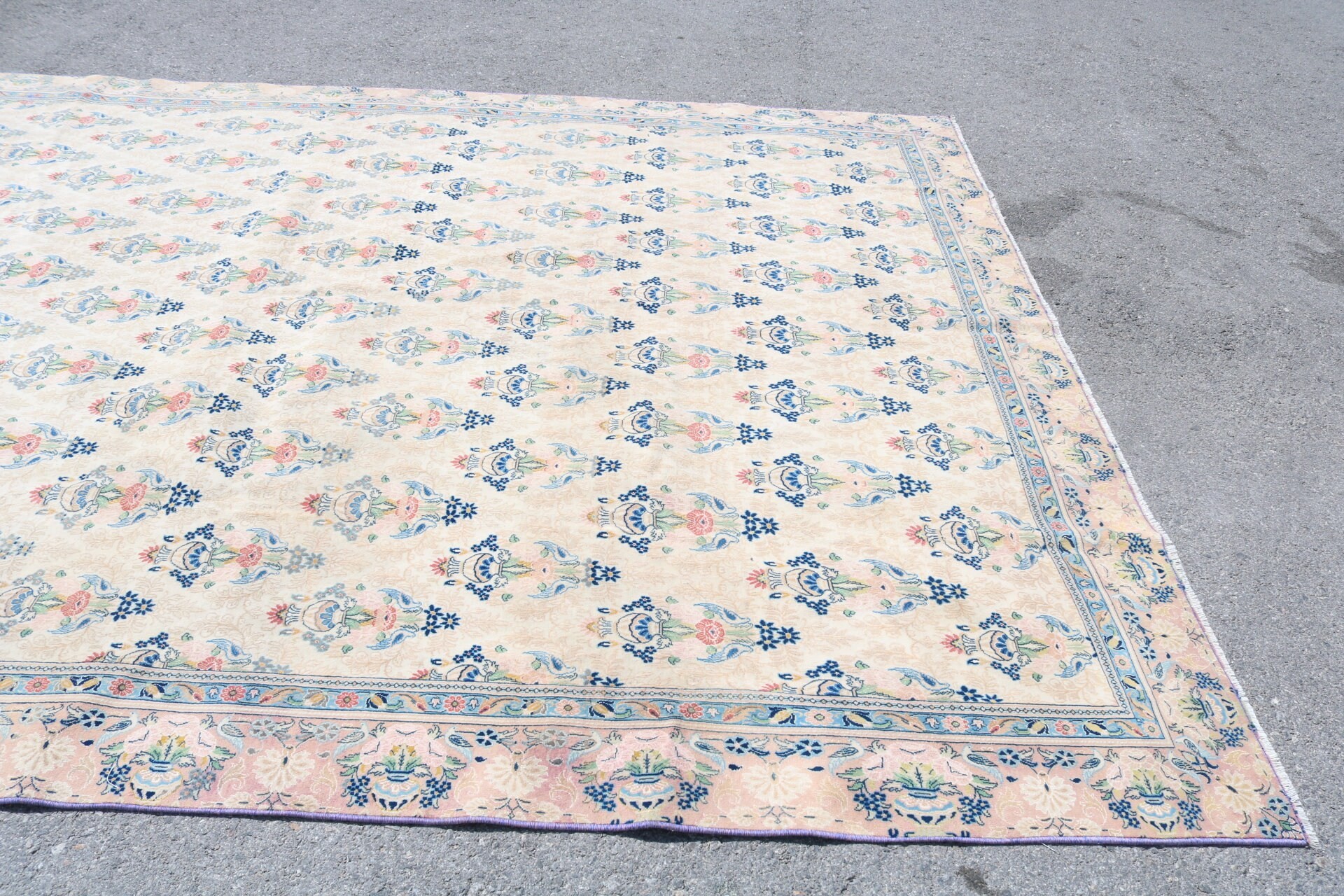 Soluk Halılar, Havalı Halı, Salon Halısı, Renkli Halılar, 8,9x11,9 ft Büyük Boy Halı, Türk Halıları, Yemek Odası Halıları, Salon Halısı, Vintage Halılar