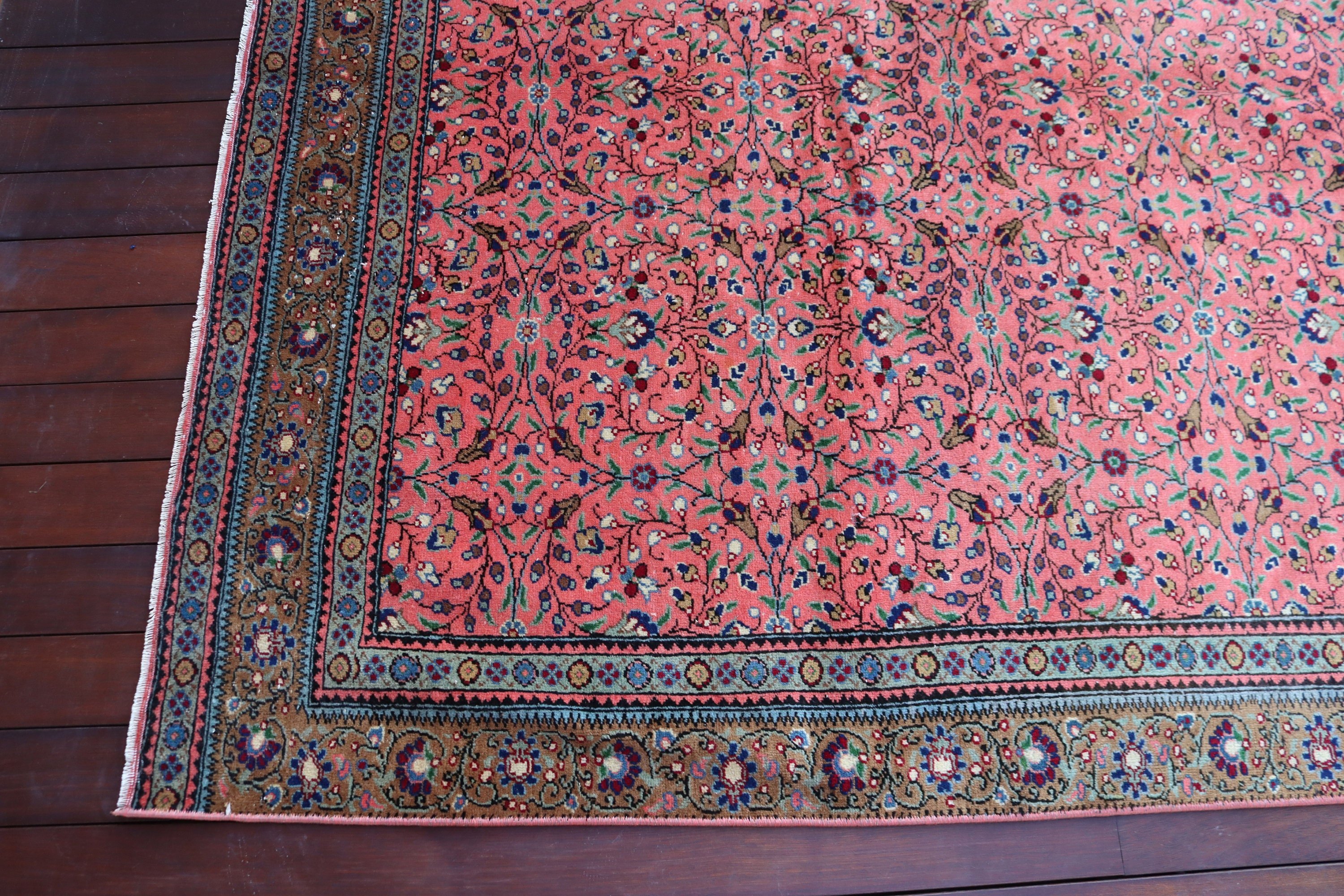 Türk Halısı, Yemek Odası Halıları, 5.7x9.4 ft Büyük Halılar, Büyük Vintage Halılar, Oushak Halısı, Pembe Ev Dekor Halıları, Açıklama Halıları, Vintage Halı