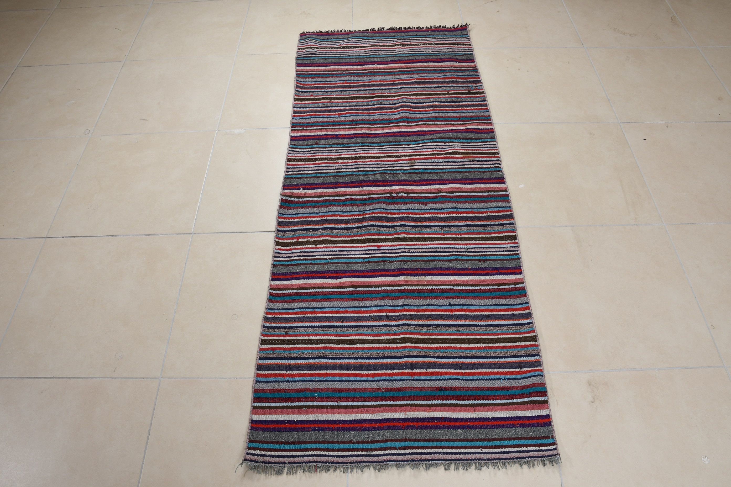 Oushak Halı, Vintage Halılar, Türk Halıları, Sessiz Halı, Çocuk Halısı, Mutfak Halısı, Gri Oryantal Halı, 2,5x6,2 ft Accent Halı, Kilim, Antika Halılar