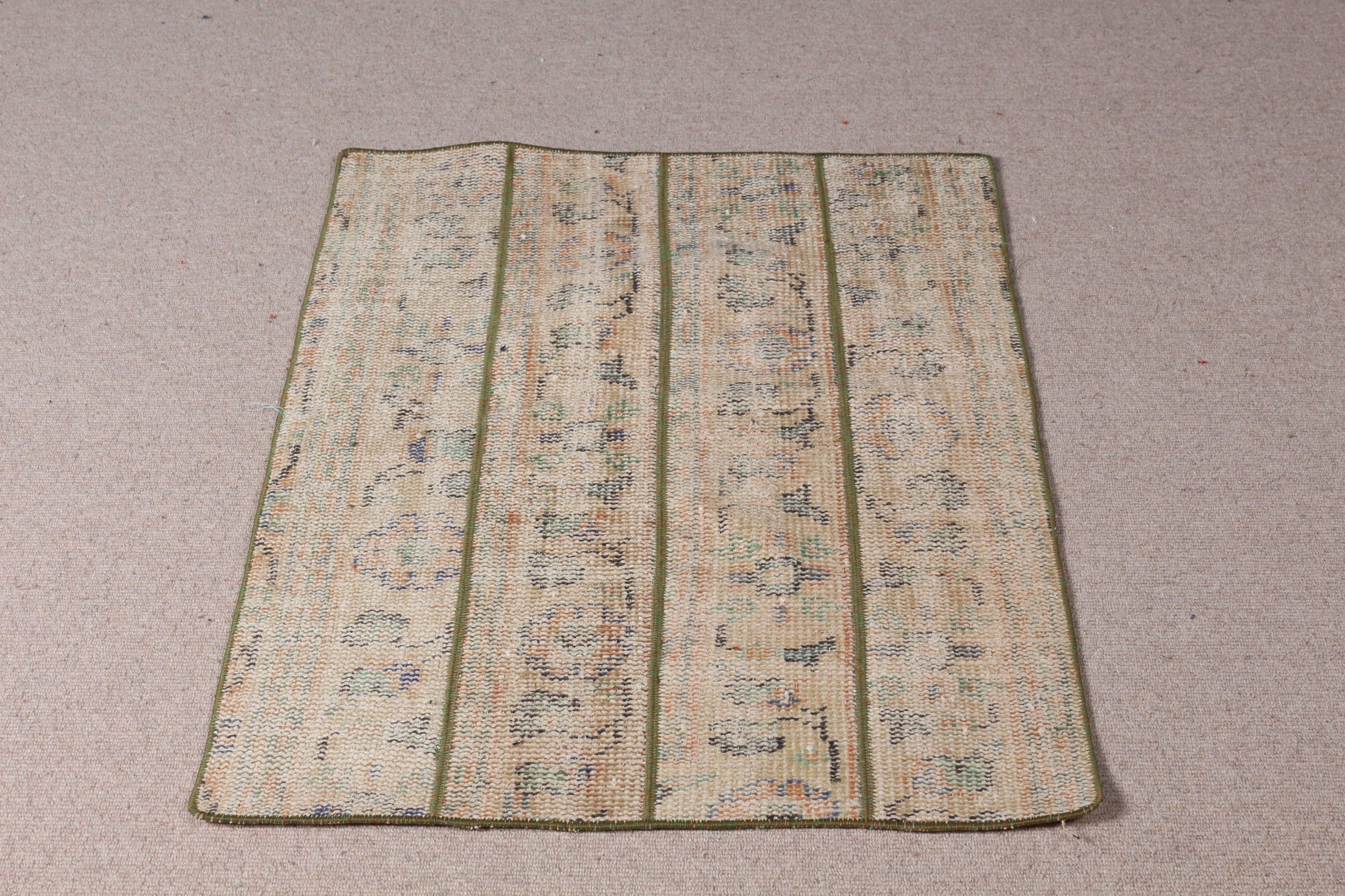 2.5x3.1 ft Small Rugs, Home Decor Rugs, Vintage Rugs, Entry Rug, Cool Rugs, Nomadic Rugs, Beige Oriental Rug, Kitchen Rugs, Turkish Rug