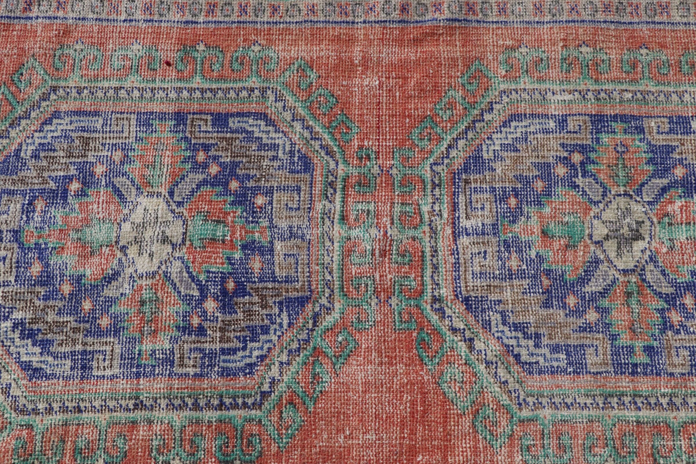 Turkish Rug, Rugs for Bedroom, Floor Rug, Pale Rug, Red Anatolian Rug, Nursery Rug, 4x6.2 ft Area Rugs, Vintage Rug, Oriental Rug, Cool Rug