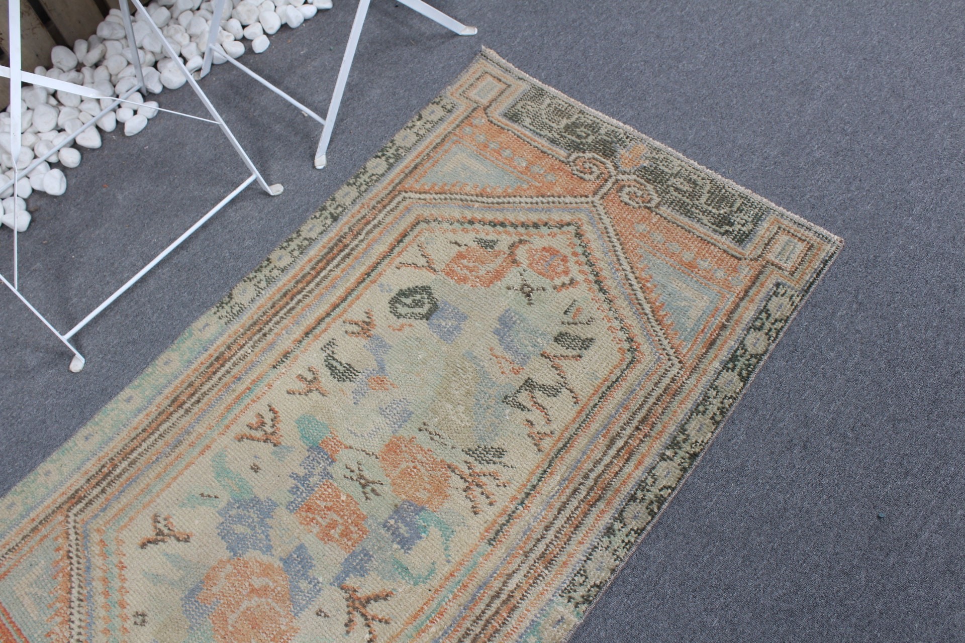 Beige Kitchen Rugs, Floor Rug, Bathroom Rug, Vintage Rug, 2.6x4.7 ft Small Rug, Outdoor Rugs, Oriental Rug, Turkish Rugs, Wall Hanging Rug