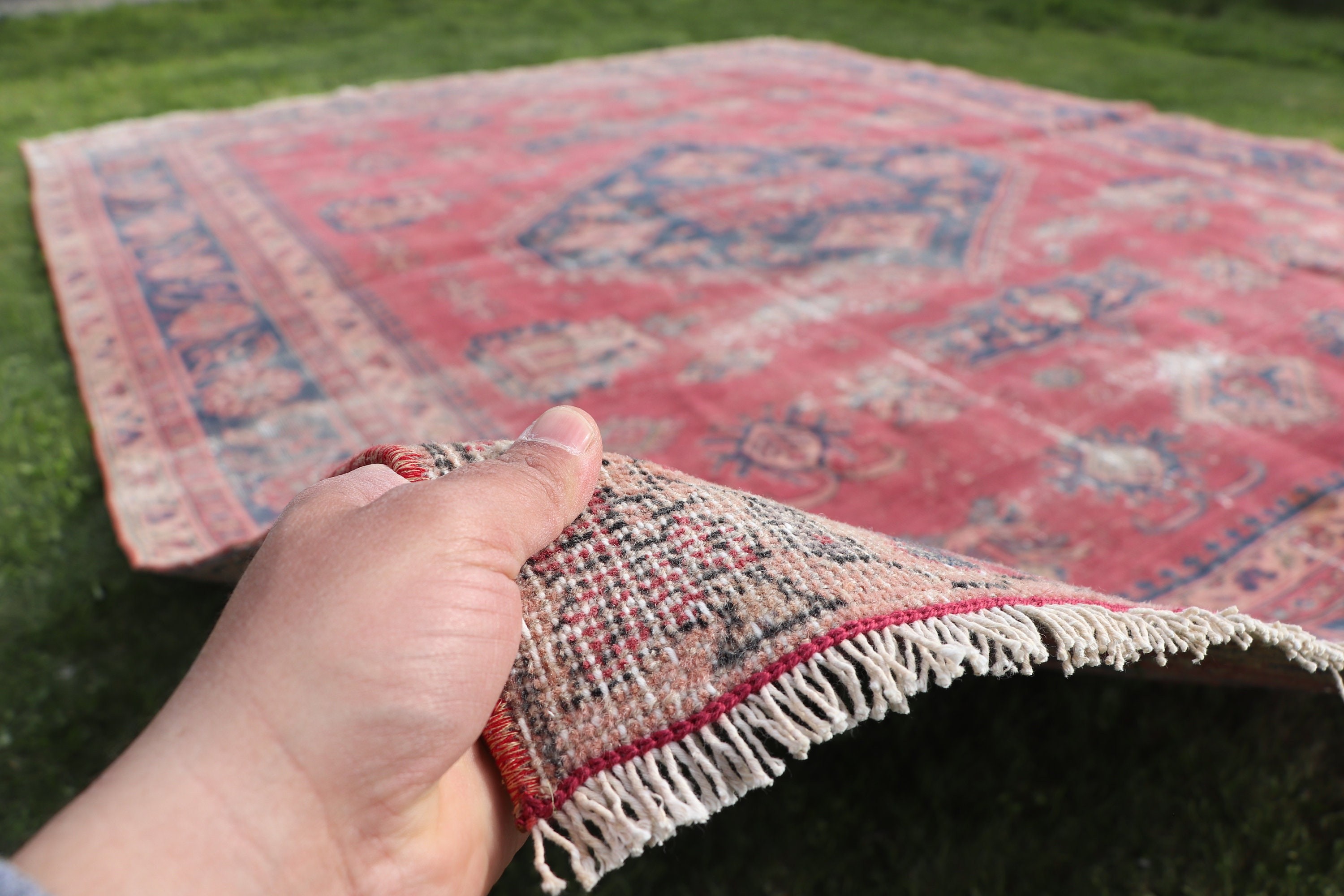 Antique Rugs, Oversize Vintage Rugs, 8.6x11 ft Oversize Rug, Living Room Rug, Vintage Rug, Turkish Rug, Red Luxury Rugs, Neutral Rugs