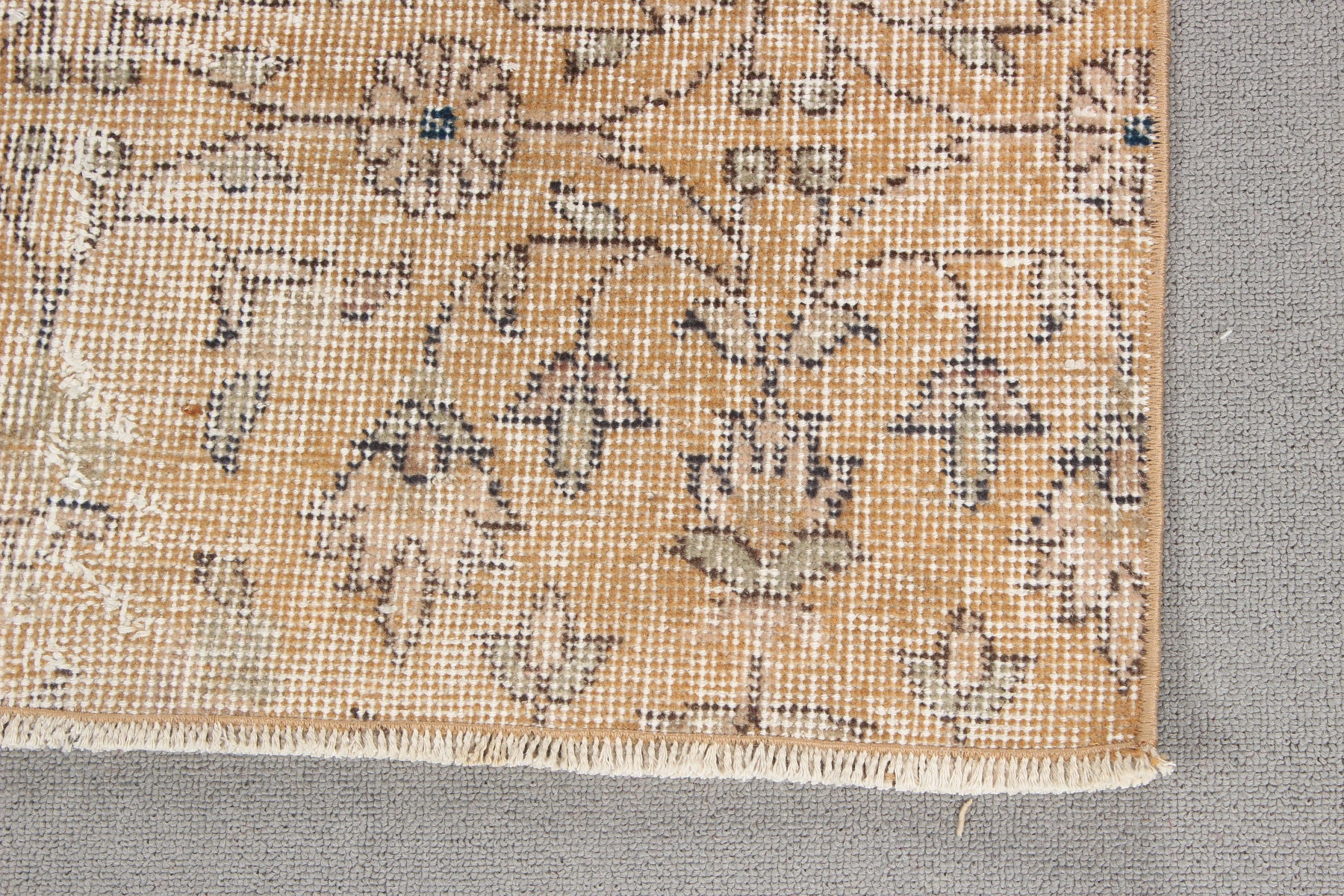 2x5.9 ft Runner Halı, Vintage Halı, Türk Halısı, Vintage Runner Halısı, Fas Halıları, Havalı Halılar, Ofis Halıları, Mutfak Halıları, Kahverengi Antika Halı