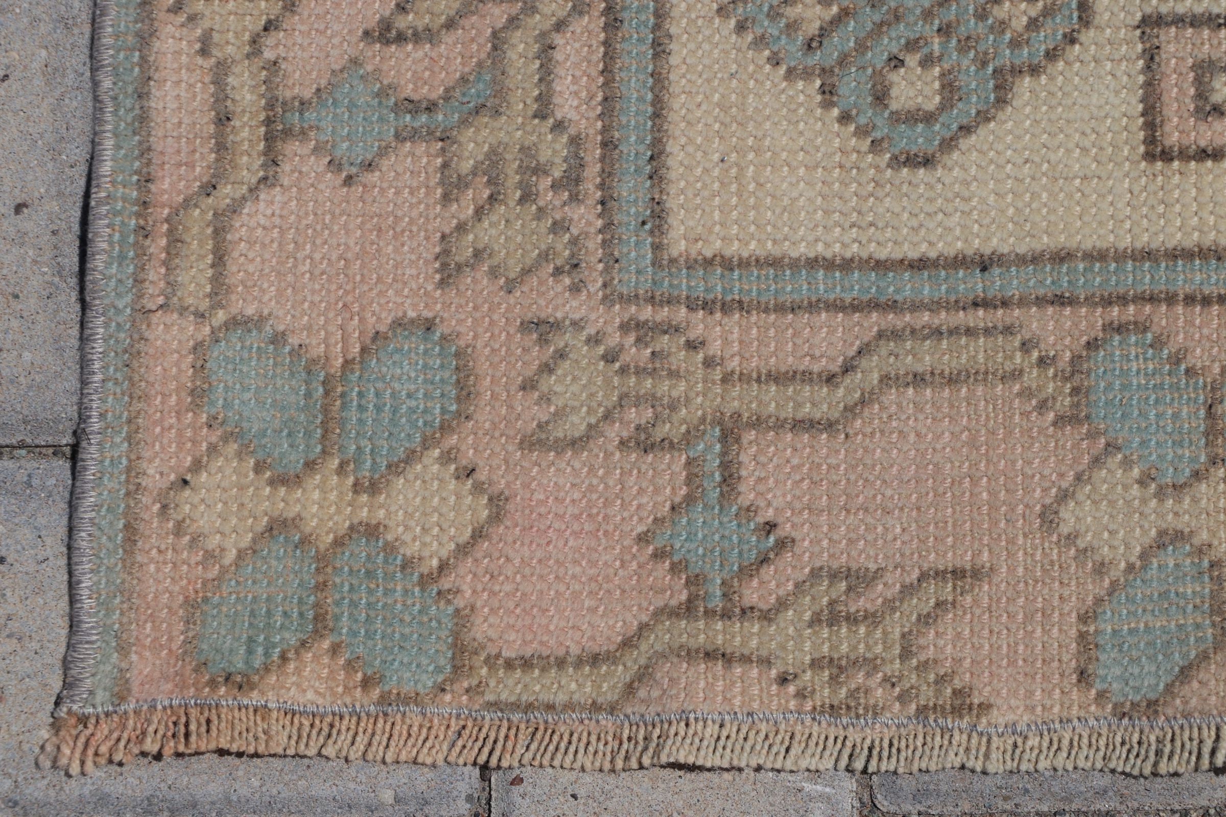 Koridor Halıları, Yatak Odası Halısı, Koridor Halısı, Vintage Halı, 2.6x18 ft Runner Halısı, Bej Zemin Halısı, Tasarımcı Halısı, Türk Halısı, Mutfak Halıları