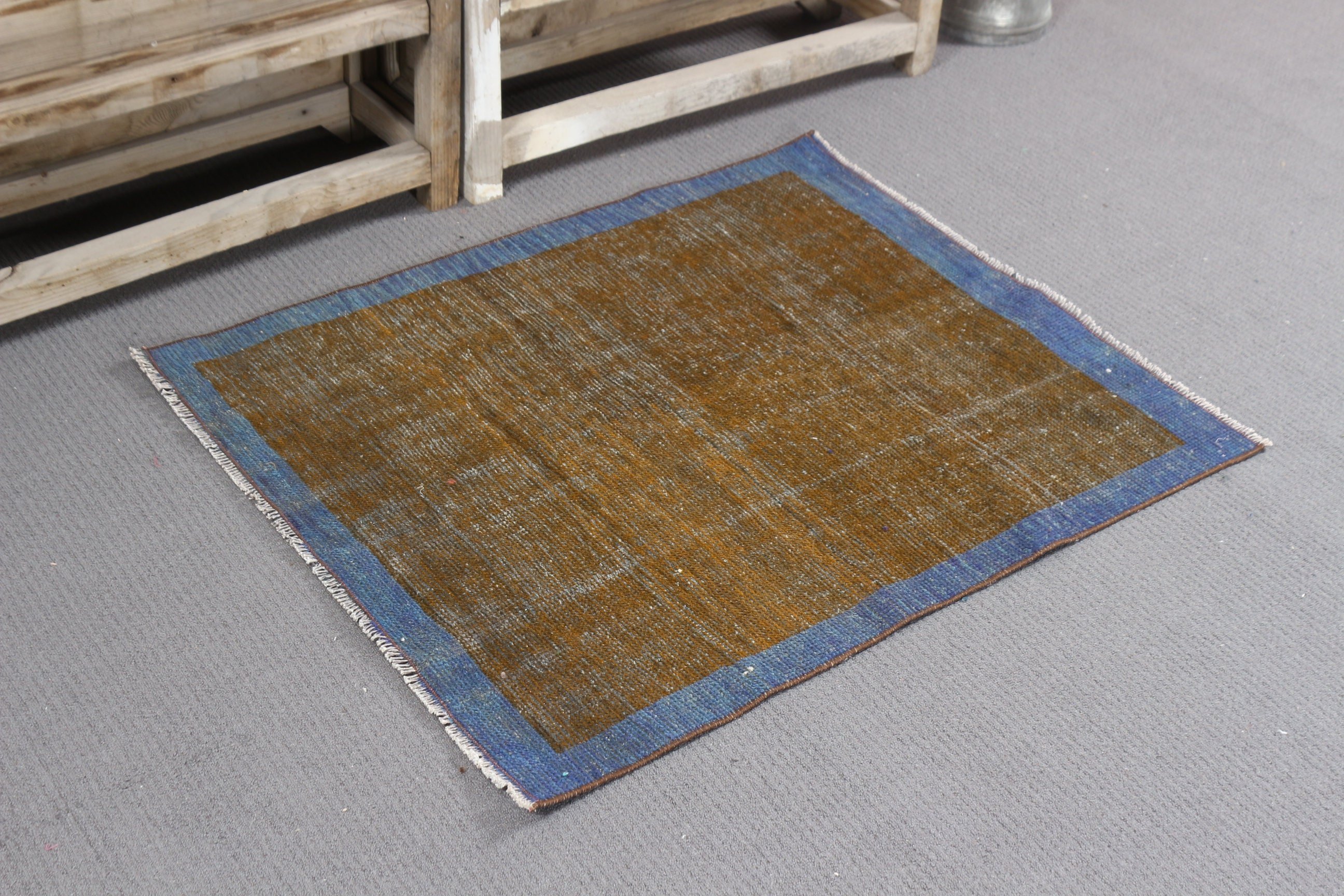 Brown Bedroom Rugs, Turkish Rugs, Wall Hanging Rug, 2.8x3.2 ft Small Rugs, Door Mat Rug, Vintage Rug, Moroccan Rug, Boho Rug, Anatolian Rug