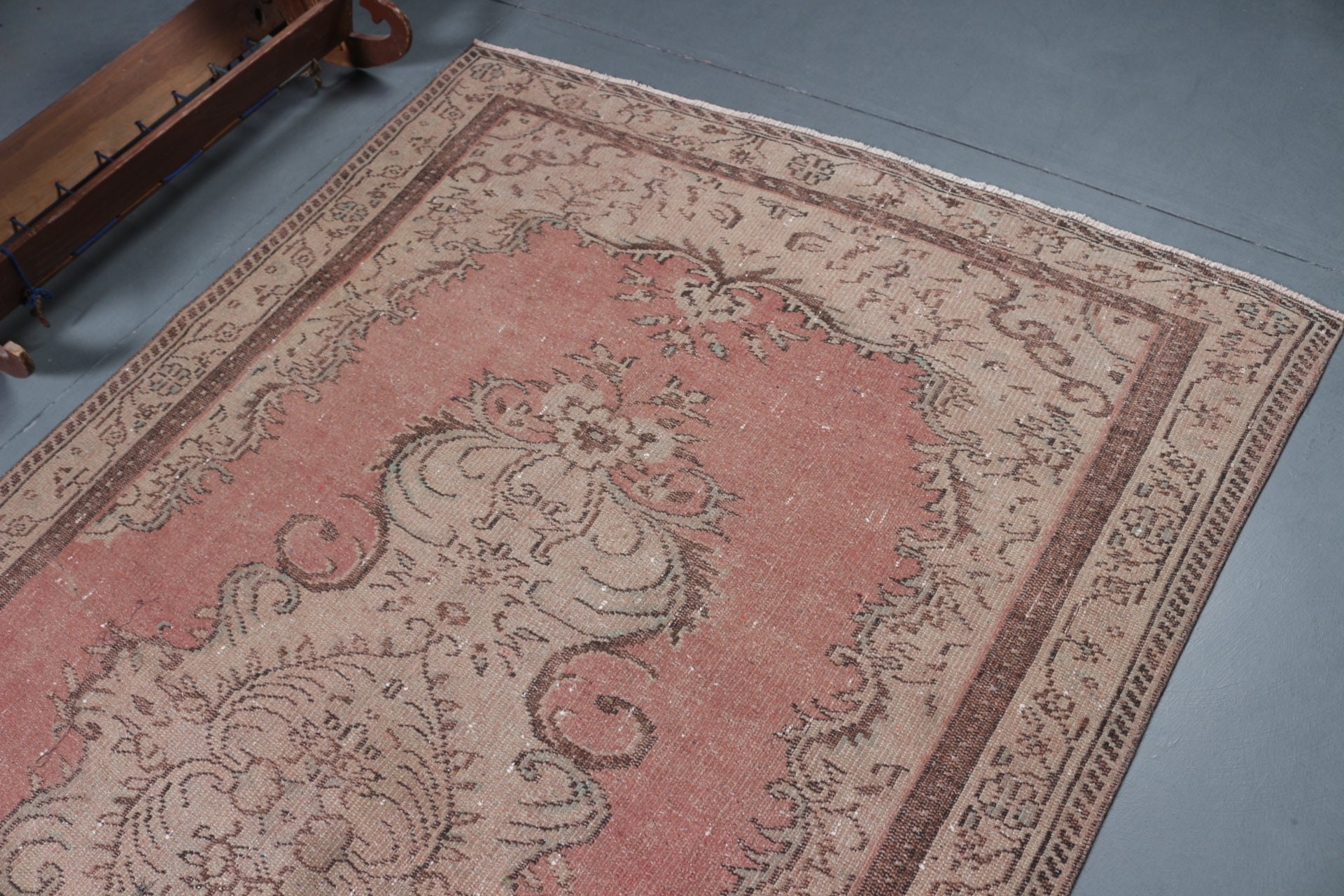 Moroccan Rugs, Aztec Rug, Living Room Rug, Brown Anatolian Rugs, Turkish Rug, 5.3x9.1 ft Large Rug, Dining Room Rug, Floor Rug, Vintage Rug