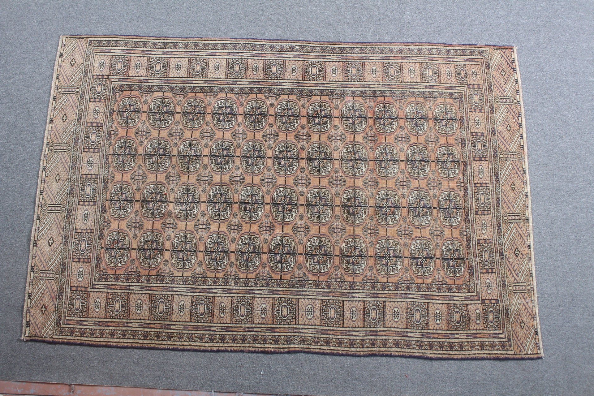 Living Room Rugs, Orange Bedroom Rugs, Turkey Rugs, Vintage Rug, Indoor Rug, 4.9x7.3 ft Area Rug, Floor Rugs, Turkish Rugs, Antique Rugs