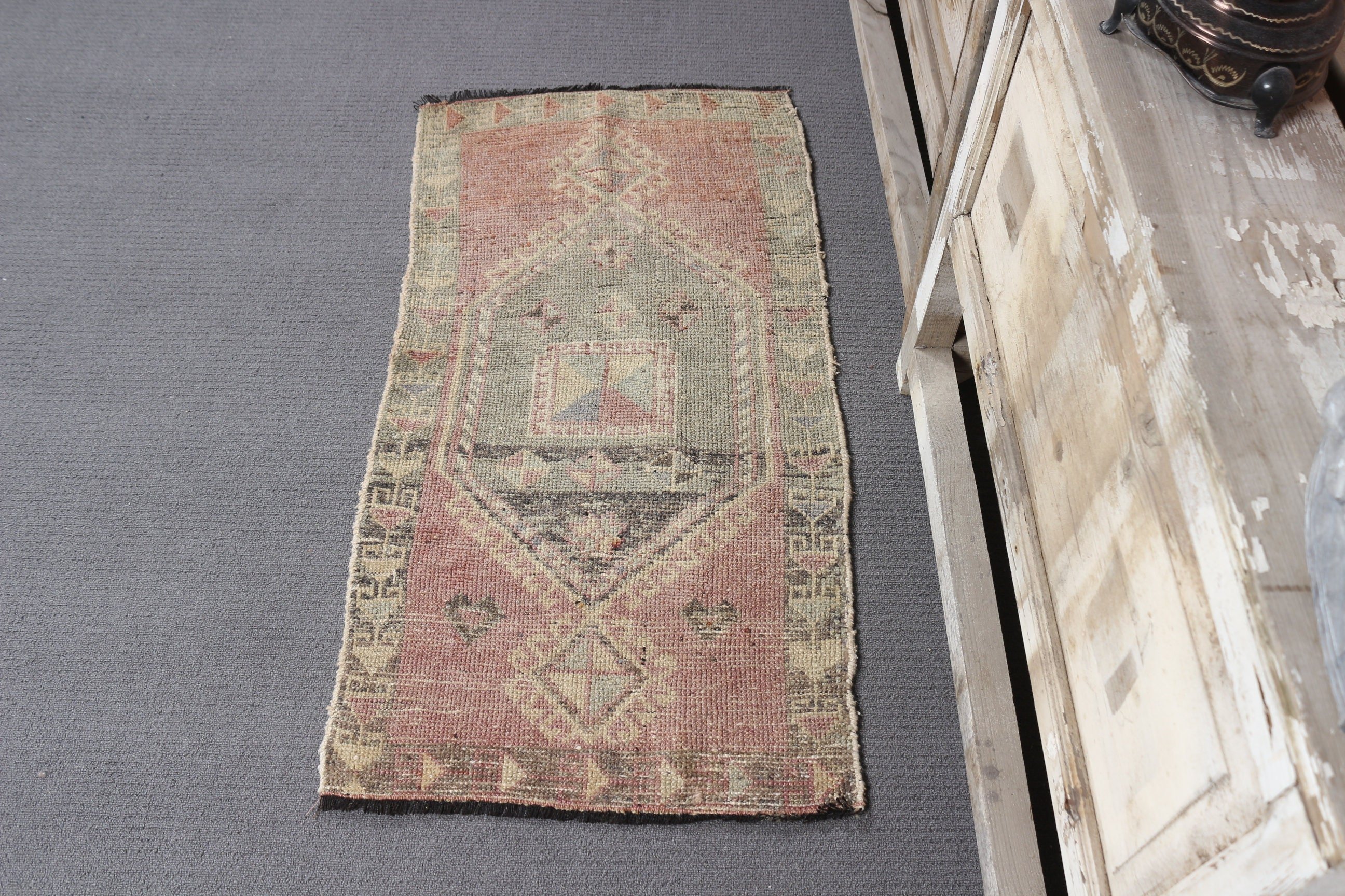 Purple Anatolian Rugs, Bath Mat Cute Rugs, Vintage Rug, Bedroom Rug, Cool Rug, Turkish Rug, 1.8x3.3 ft Small Rug, Floor Rug, Car Mat Rugs