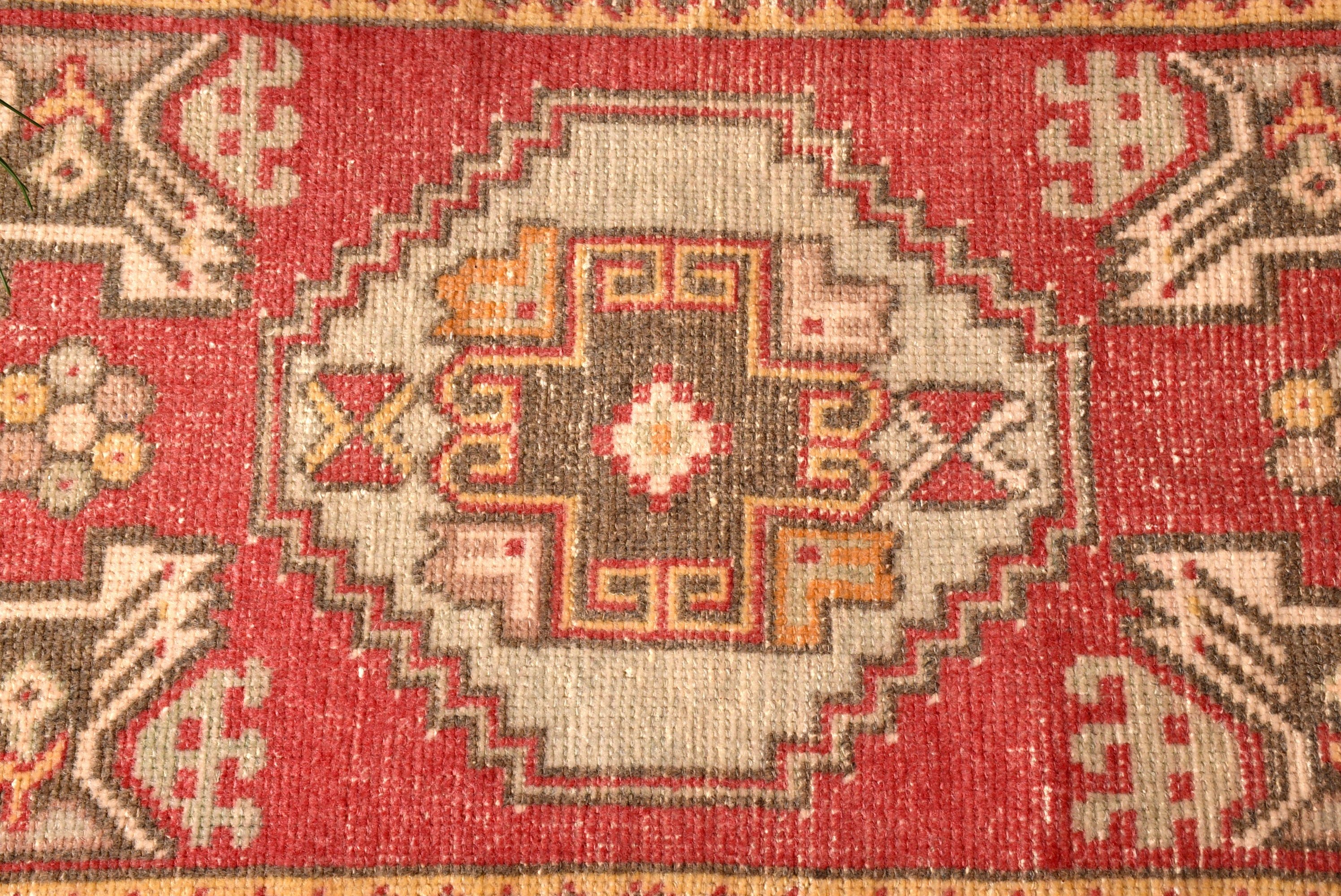 Vintage Halılar, Banyo Halısı, Türk Halısı, 1.6x2.7 ft Küçük Halı, Boho Halıları, Nötr Halı, Ev Dekorasyonu Halıları, Pembe Fas Halıları, Giriş Halıları