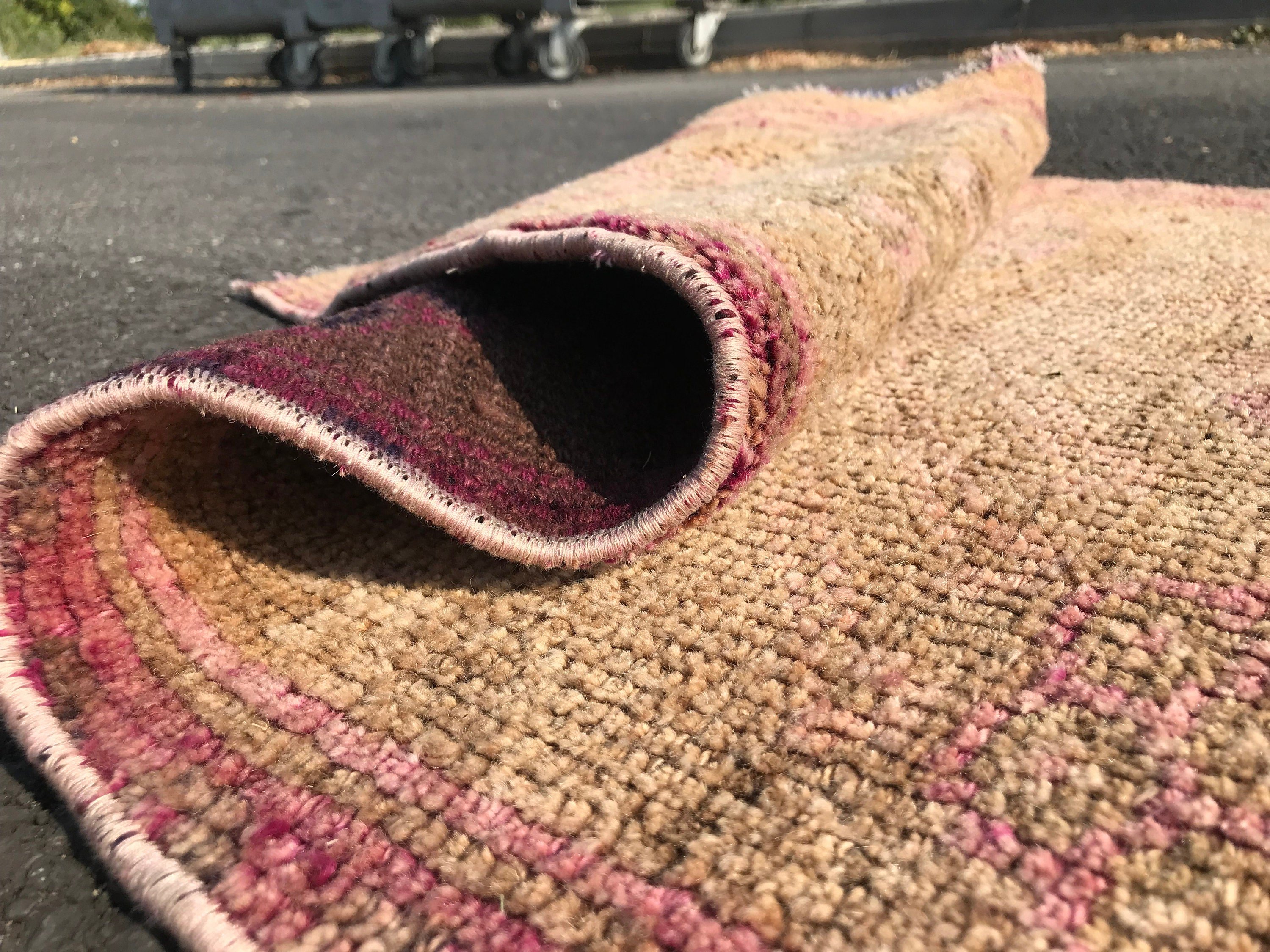 Old Rug, Corridor Rugs, Kitchen Rug, Turkish Rug, Rugs for Runner, Pink Kitchen Rug, 2.3x10.2 ft Runner Rugs, Vintage Rugs