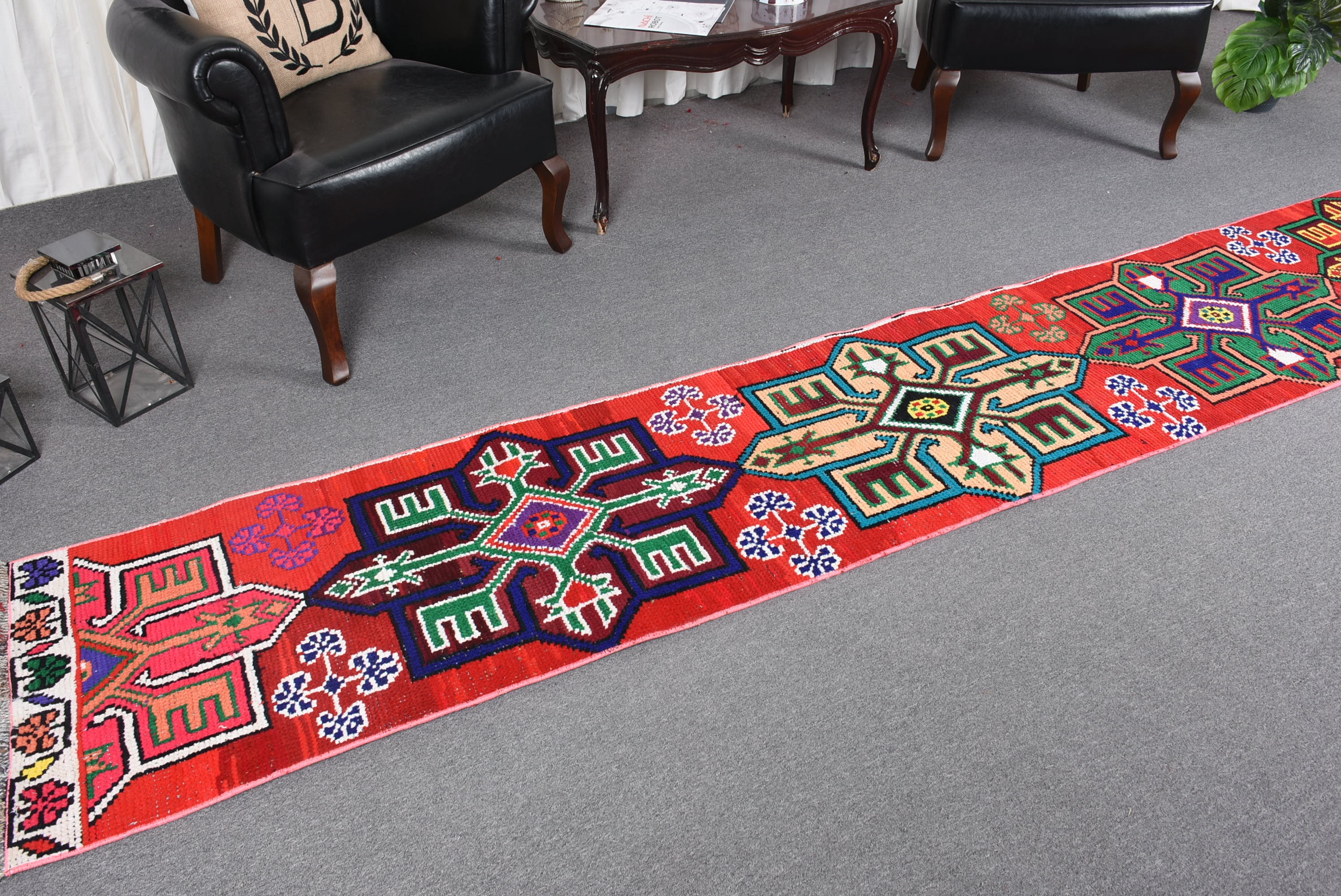 Red Home Decor Rugs, Turkish Rug, Rugs for Kitchen, Home Decor Rugs, Floor Rug, 2x11.8 ft Runner Rugs, Vintage Rugs, Tribal Rugs, Stair Rug