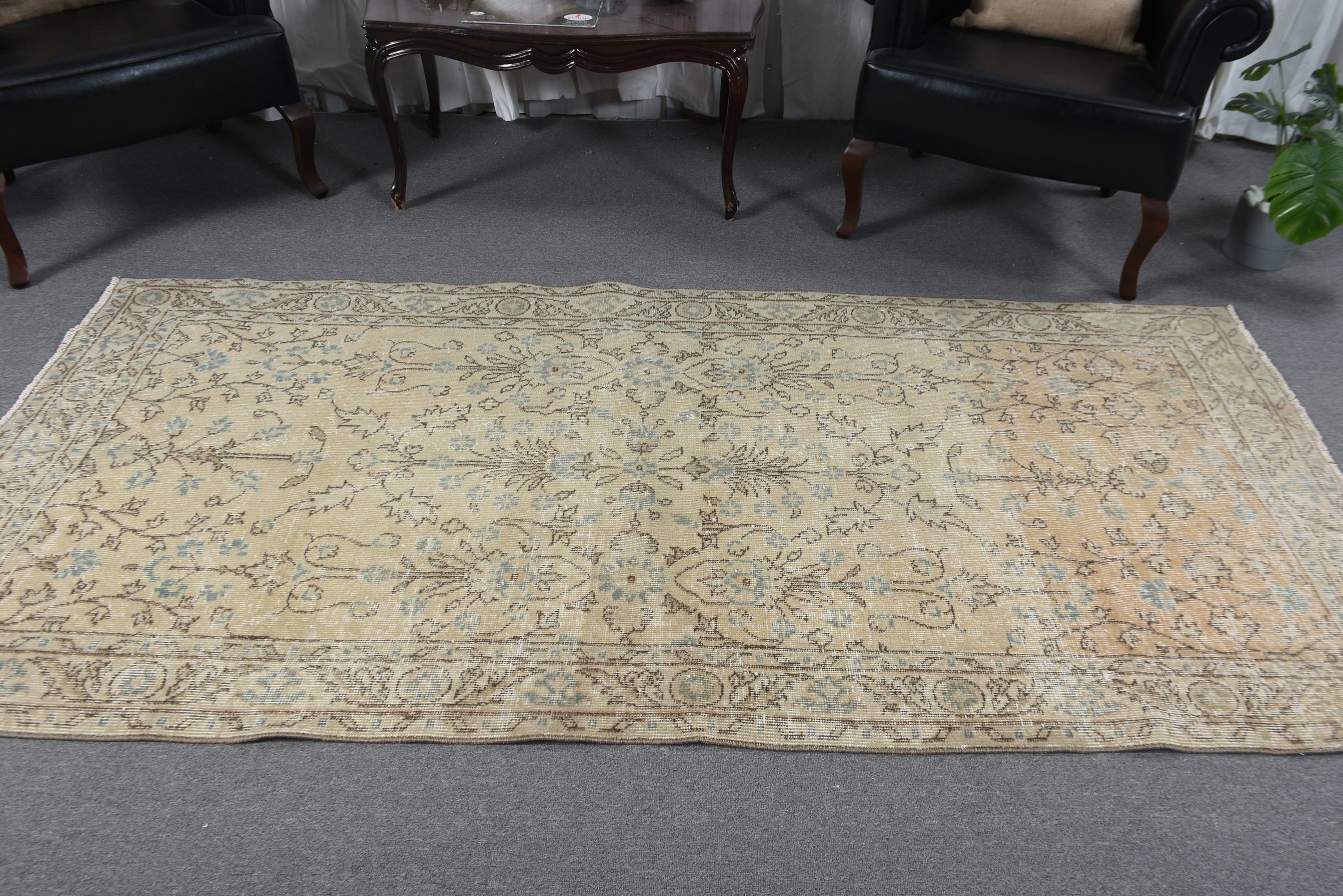 Bedroom Rugs, Beige Flatweave Rug, Nursery Rug, Turkish Rugs, Home Decor Rugs, Aesthetic Rug, 3.8x8.2 ft Area Rugs, Vintage Rug, Luxury Rug