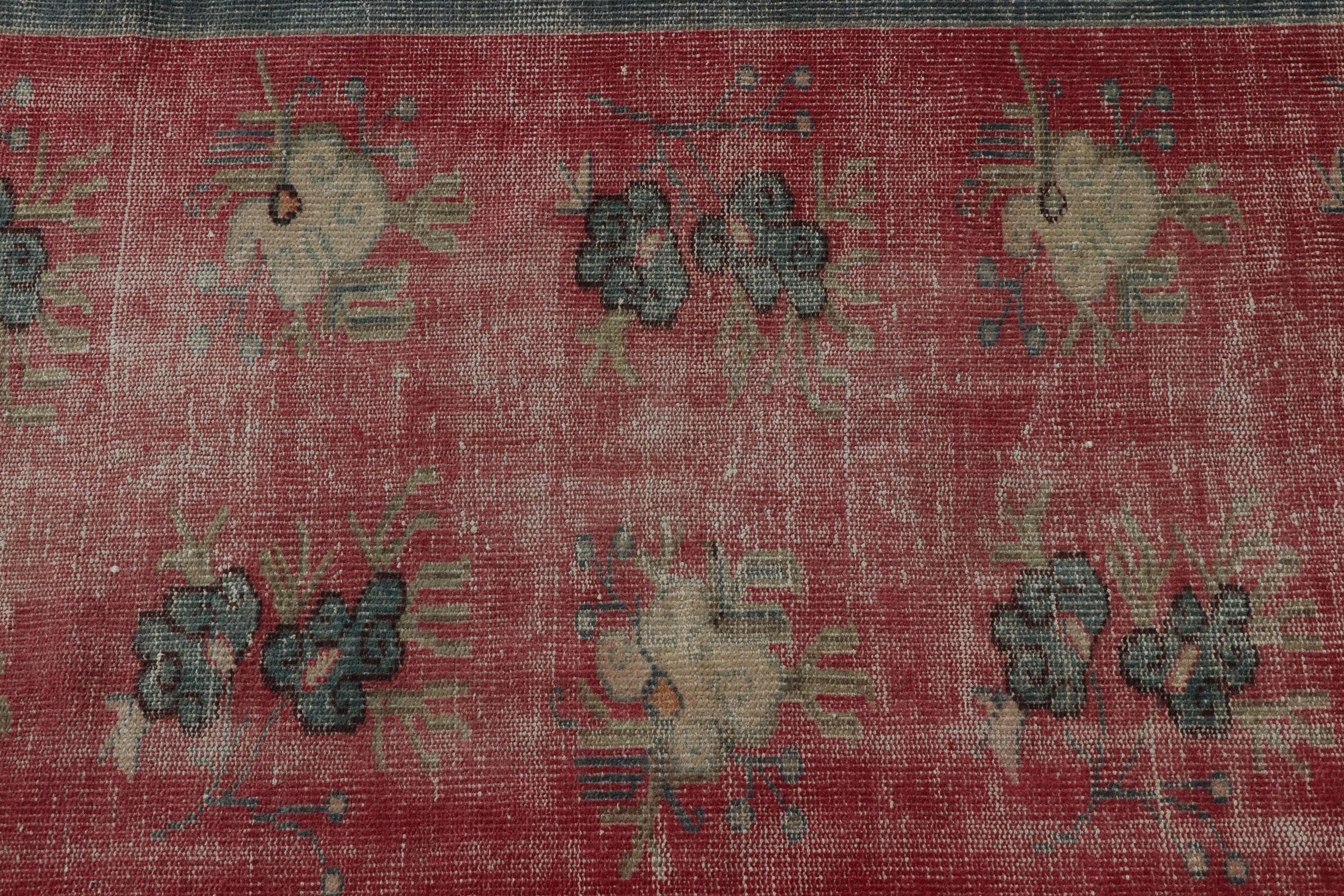 Red Bedroom Rug, Corridor Rugs, 2.8x9.9 ft Runner Rugs, Anatolian Rug, Oriental Rugs, Turkish Rug, Rugs for Kitchen, Art Rug, Vintage Rug