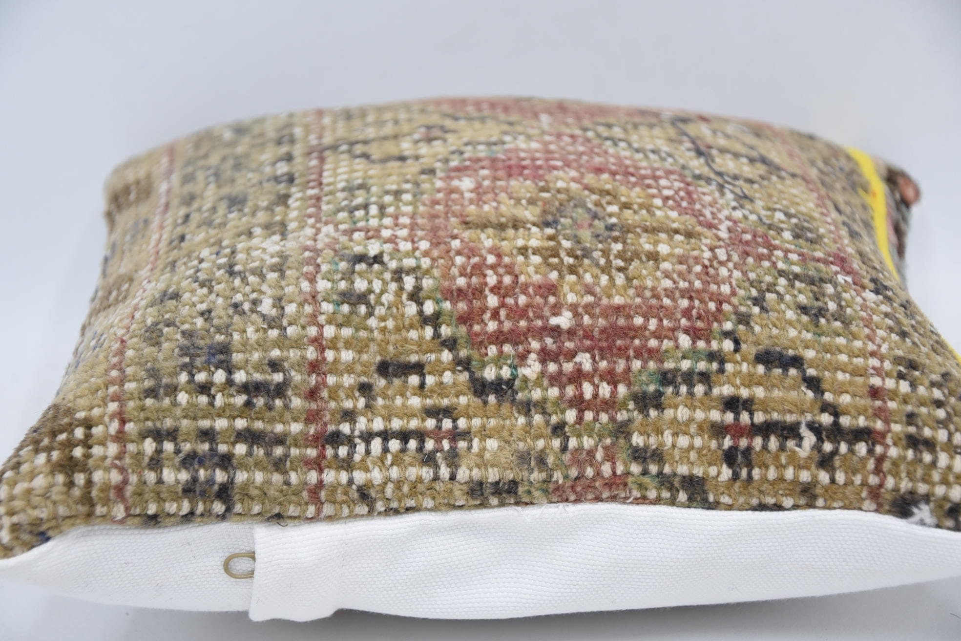 Gift Pillow, Boho Pillow, Ethnic Pillow Cover Cushion, Ethnic Pillow Cover Pillow Sham, 12"x12" Beige Pillow Case, Vintage Pillow