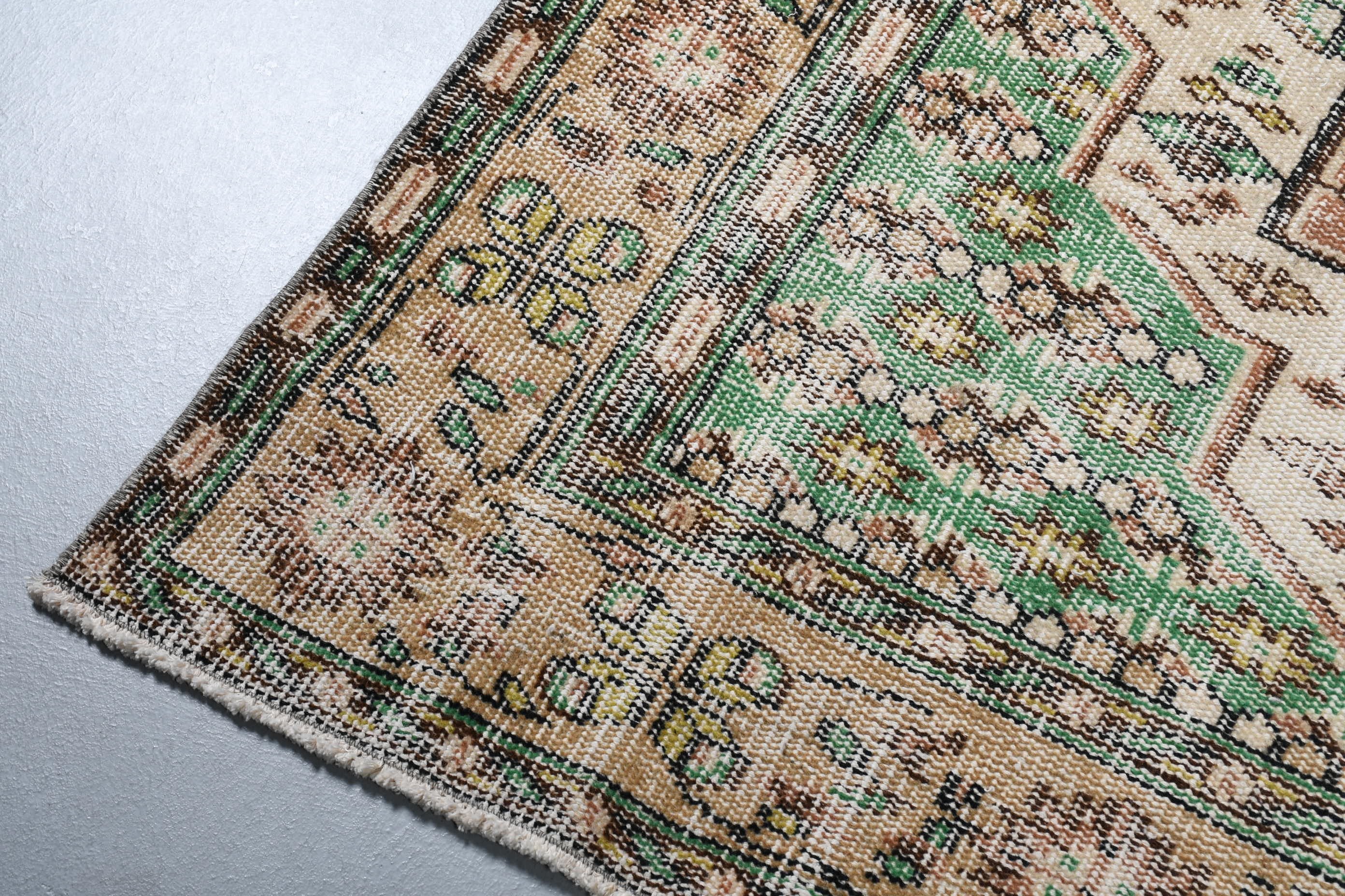 Brown Wool Rugs, Turkish Rug, Rugs for Area, Bedroom Rug, 5.1x7.8 ft Area Rug, Oriental Rugs, Indoor Rug, Vintage Rug