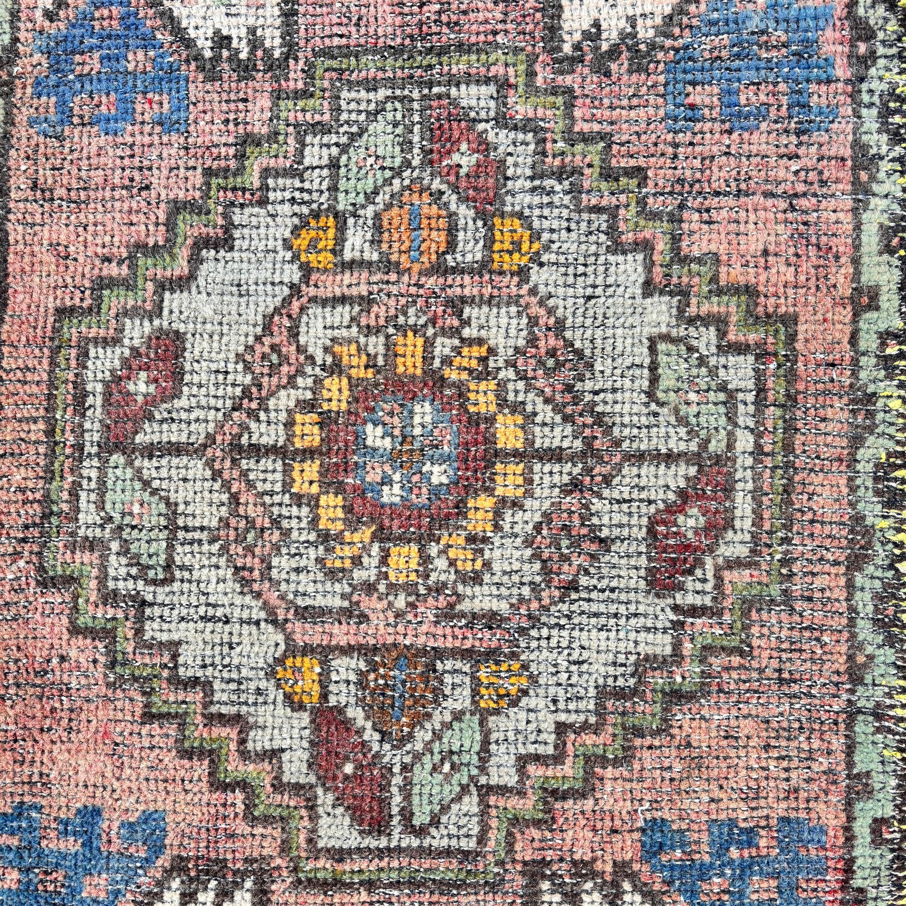 Banyo Halısı, Vintage Dekor Halısı, Pembe Düz Dokuma Halılar, Düz Dokuma Halılar, 1.7x3 ft Küçük Halı, Araba Paspas Halıları, Mutfak Halıları, Türk Halısı, Vintage Halılar