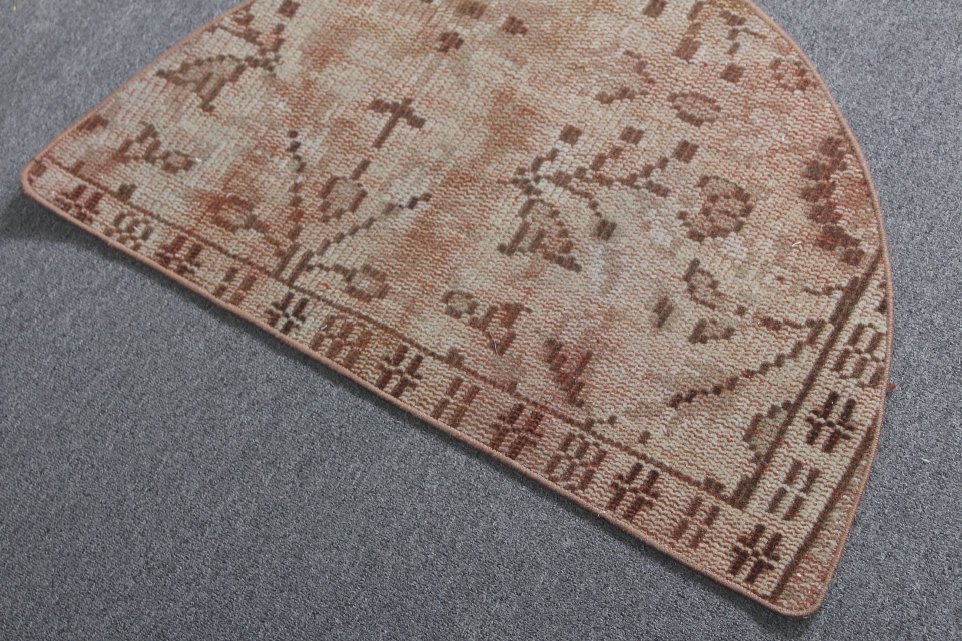 Outdoor Rugs, 2.5x1.5 ft Small Rugs, Brown Anatolian Rug, Turkish Rugs, Vintage Rug, Home Decor Rug, Oriental Rug, Car Mat Rug, Kitchen Rug