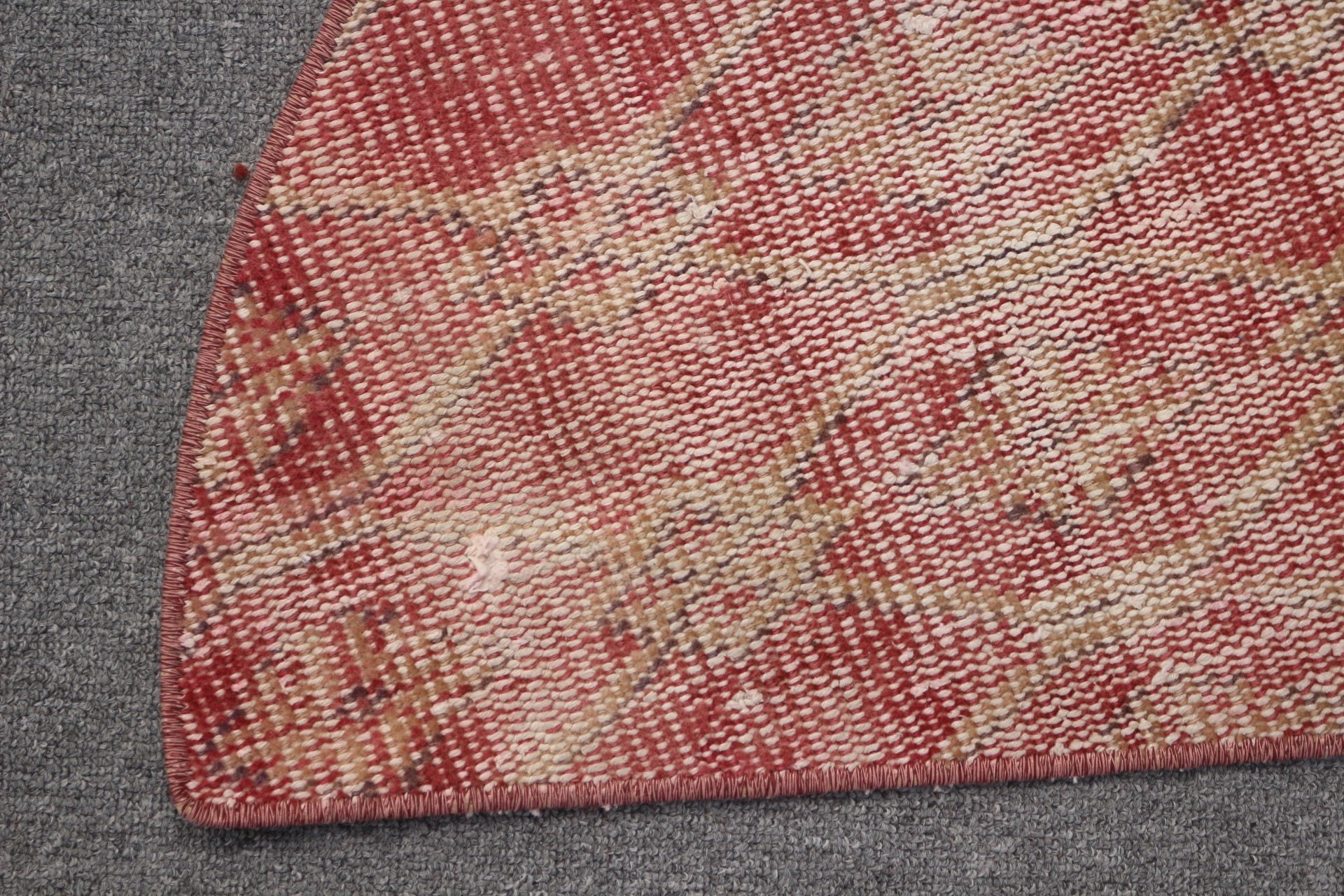Car Mat Rug, Vintage Rugs, Kitchen Rugs, Red Antique Rugs, Turkish Rug, 2.5x1.5 ft Small Rug, Door Mat Rug, Rugs for Bedroom, Moroccan Rug