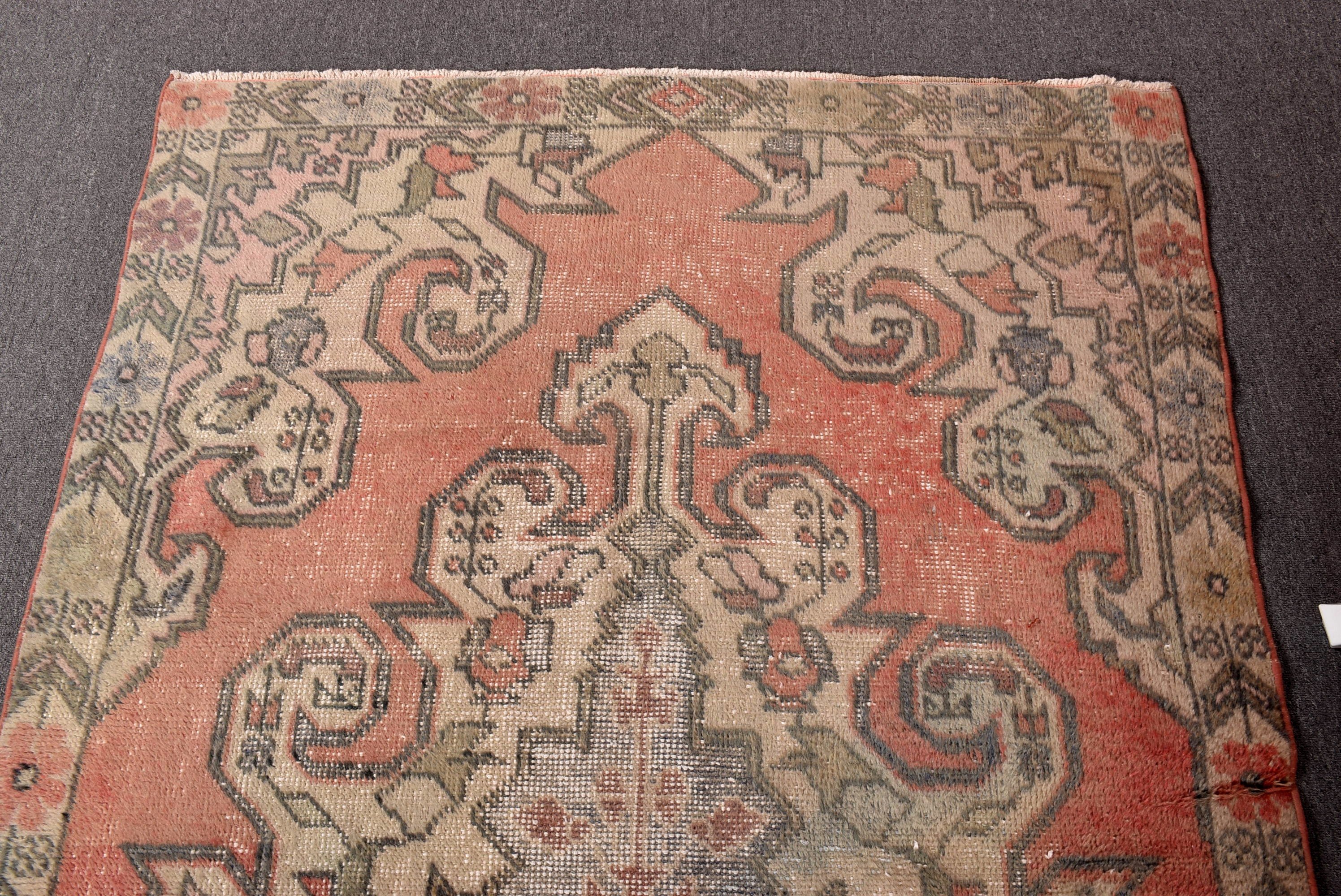 Oriental Rug, Antique Rug, Vintage Rug, 4.2x7.3 ft Area Rugs, Vintage Area Rugs, Red Floor Rug, Turkish Rugs, Nursery Rug, Modern Rug