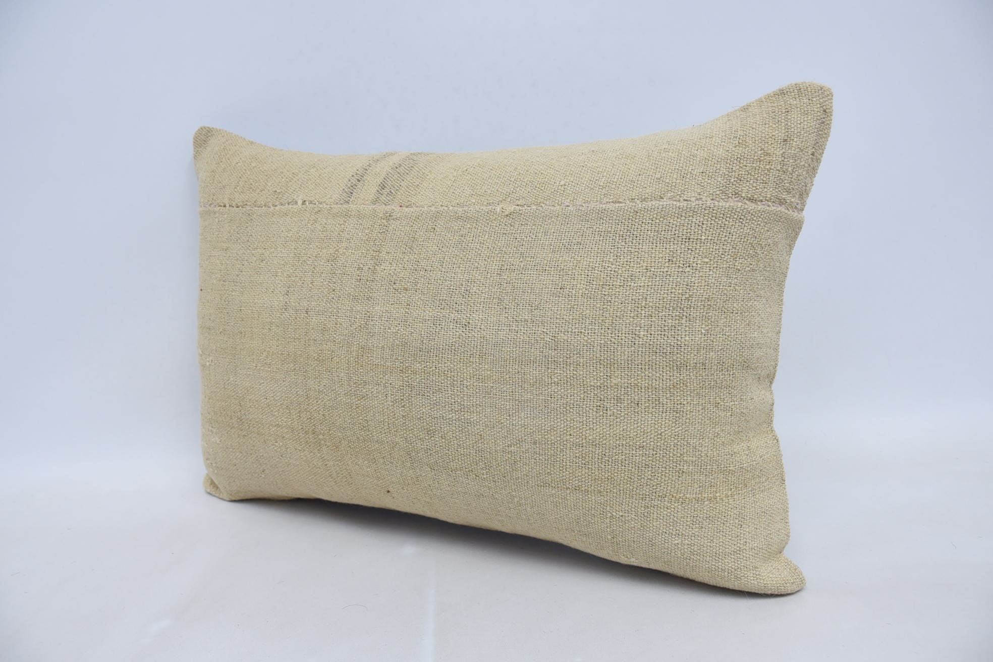 16"x24" Beige Cushion, Antique Pillows, Vintage Kilim Pillow, Wholesale Cushion Case, Kilim Pillow, Hippie Throw Cushion Cover