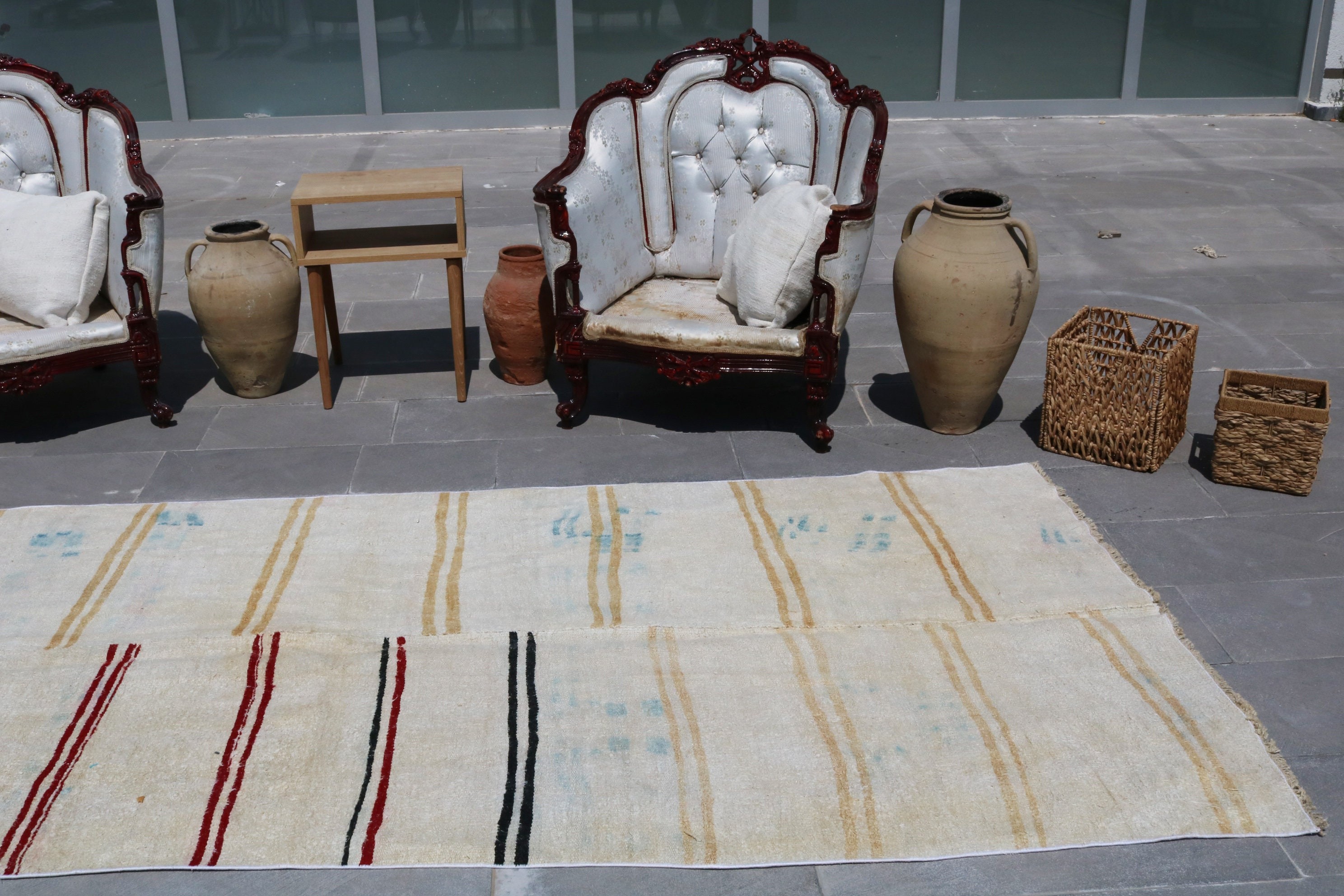 Rugs for Dining Room, Wool Rug, Anatolian Rugs, Dining Room Rug, Salon Rugs, 4.4x10.9 ft Large Rugs, Vintage Rug, Art Rug, Turkish Rugs