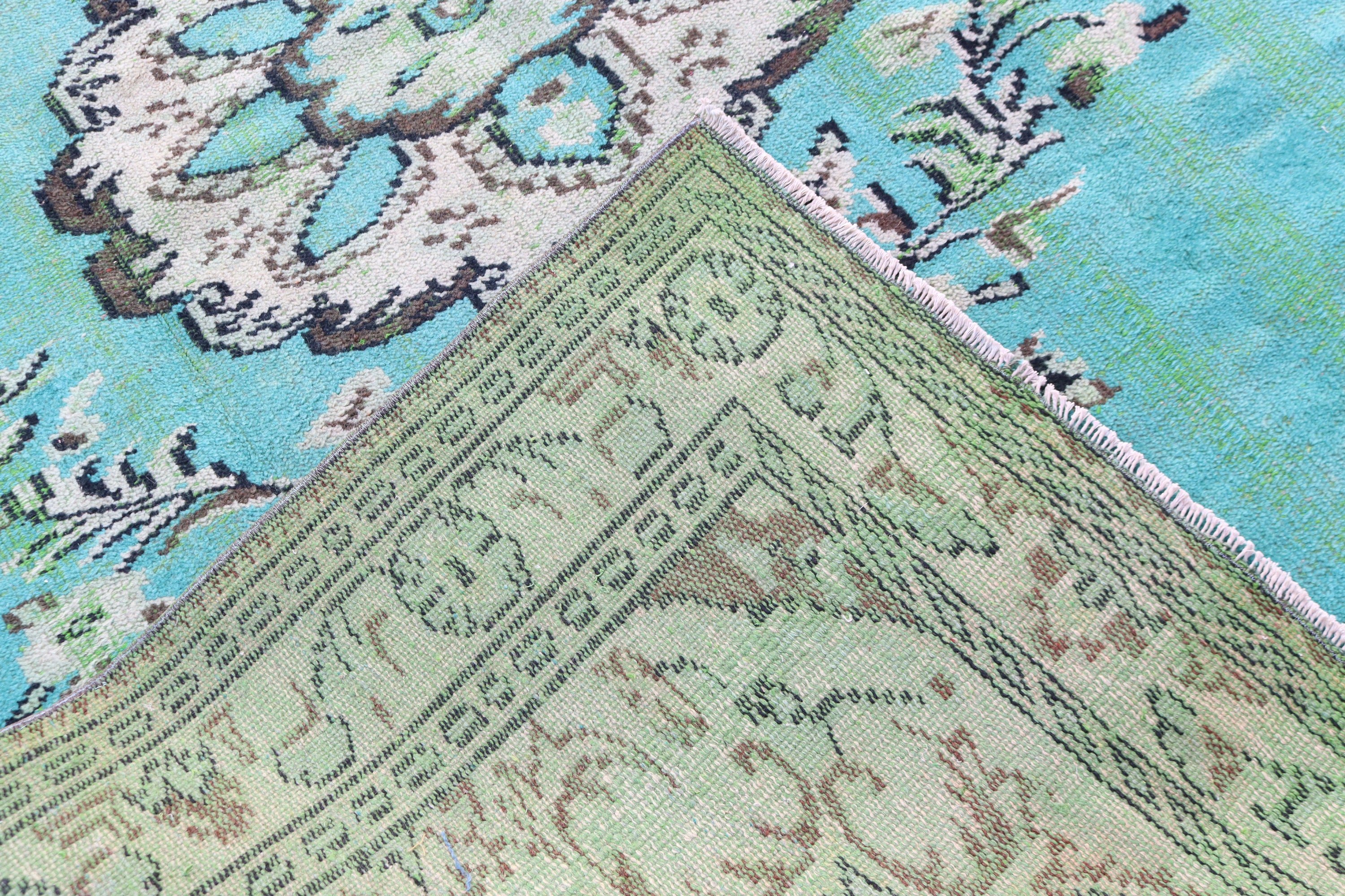 Green Anatolian Rug, Turkish Rugs, 5.5x8.8 ft Large Rug, Statement Rugs, Large Boho Rug, Living Room Rugs, Vintage Rugs, Boho Rug