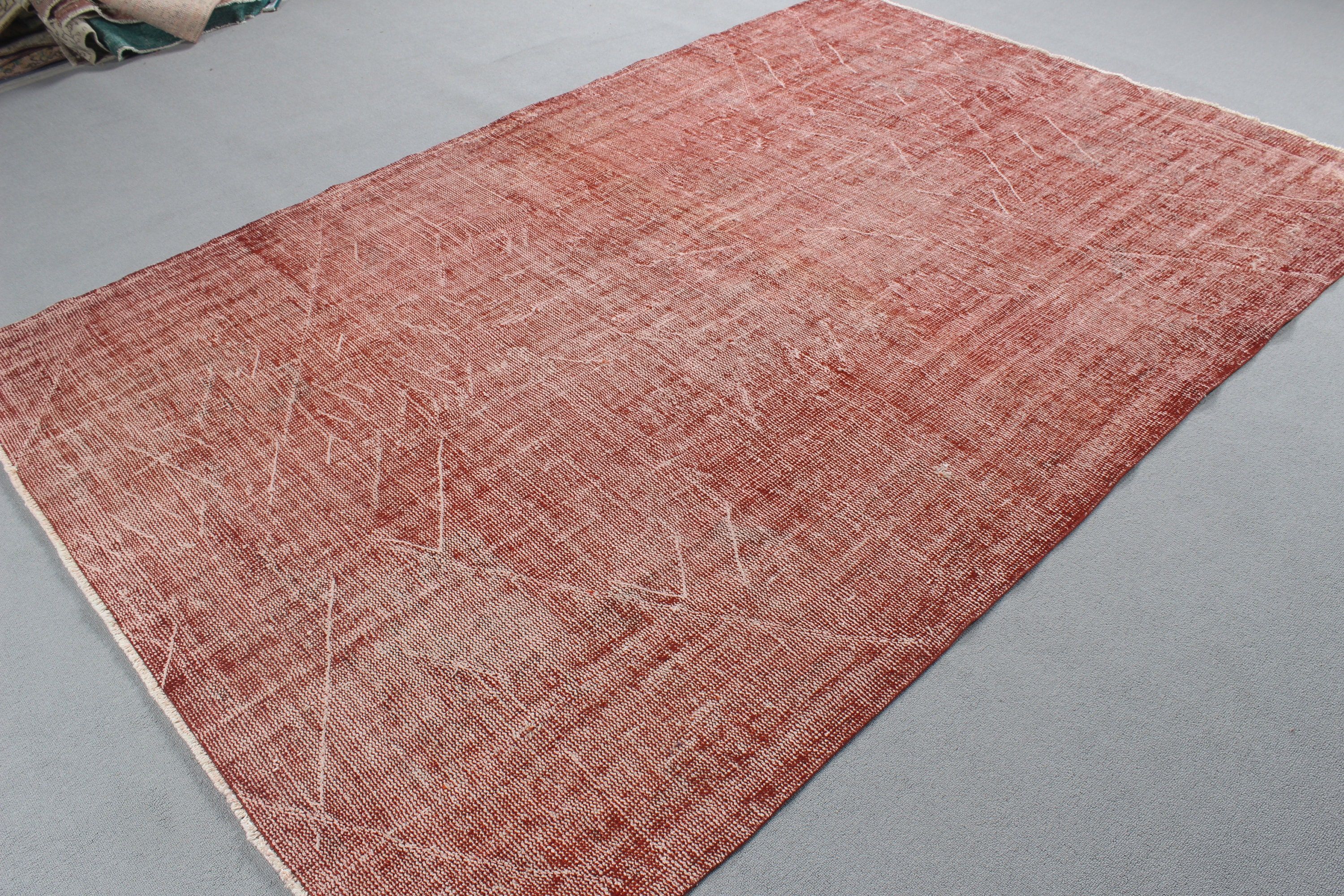 Salon Rugs, Large Vintage Rug, Pink Neutral Rugs, Exotic Rugs, Turkish Rug, Flatweave Rug, 6x8.9 ft Large Rug, Statement Rugs, Vintage Rugs