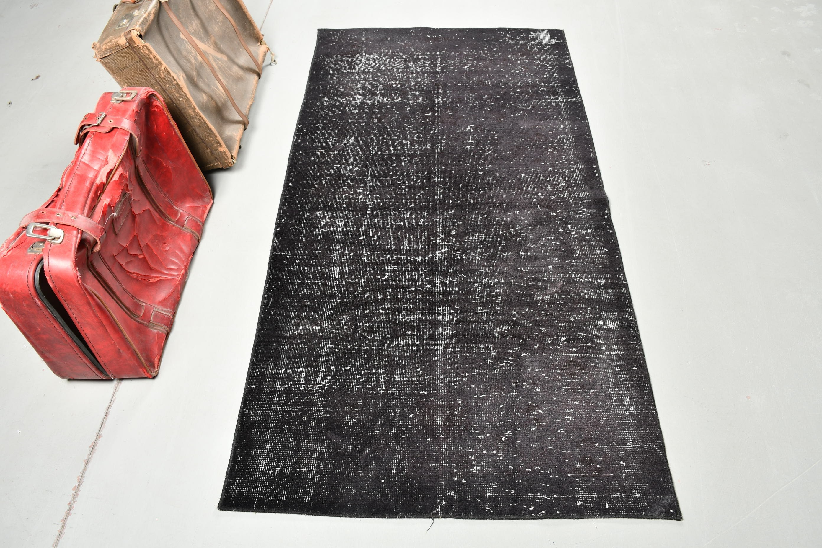 Kitchen Rug, Nursery Rug, Black Floor Rugs, 3.1x6.2 ft Accent Rug, Turkish Rug, Cool Rugs, Home Decor Rug, Vintage Rugs, Rugs for Entry